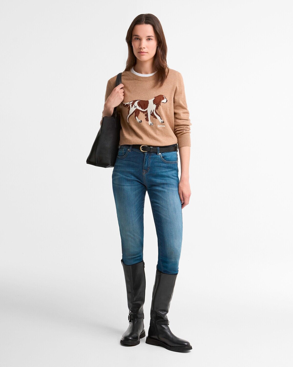 Barbour Strickpullover Rundhalspullover Fareham