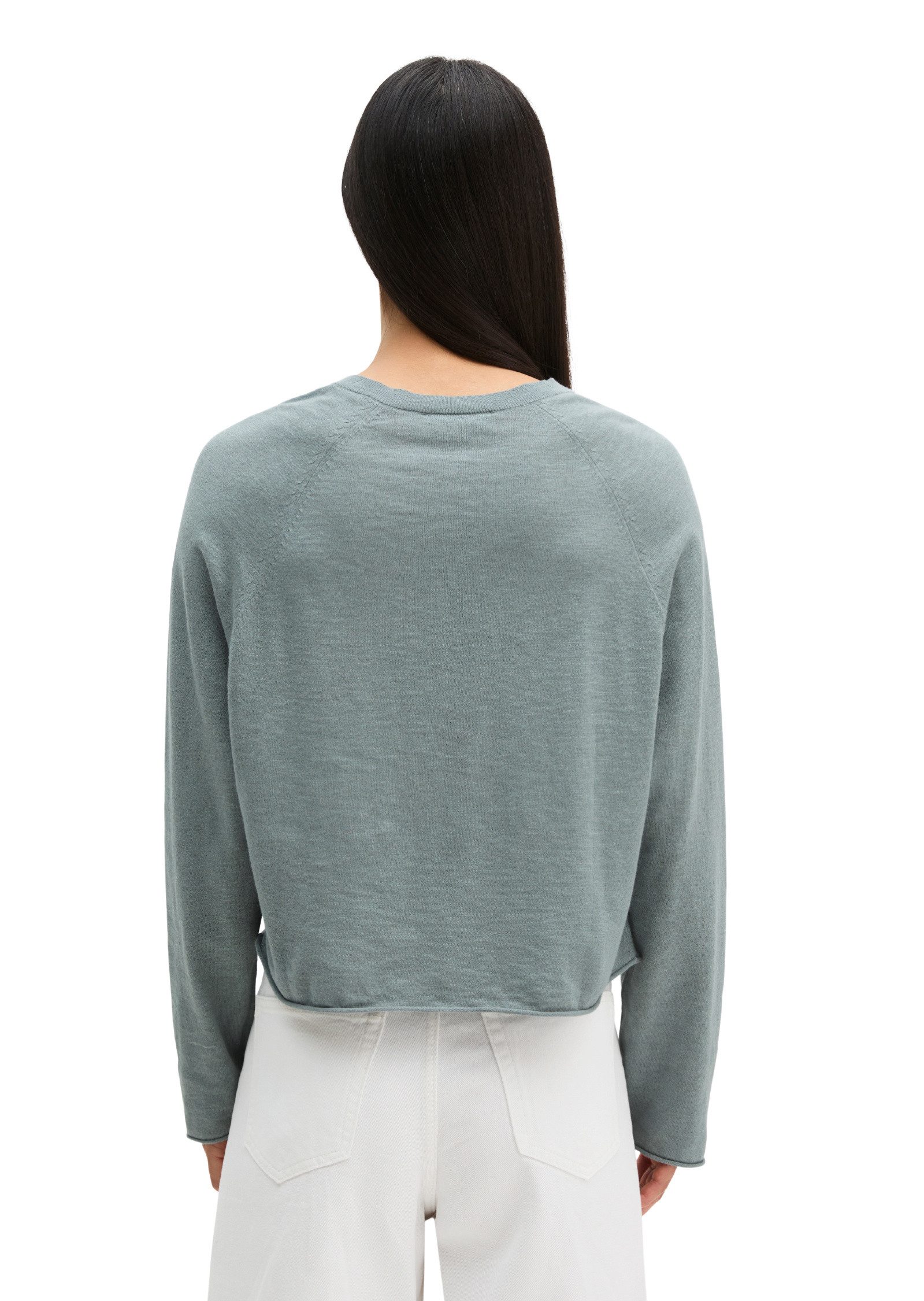 Marc O'Polo Cardigan aus Bio-Baumwolle-Leinen-Mix
