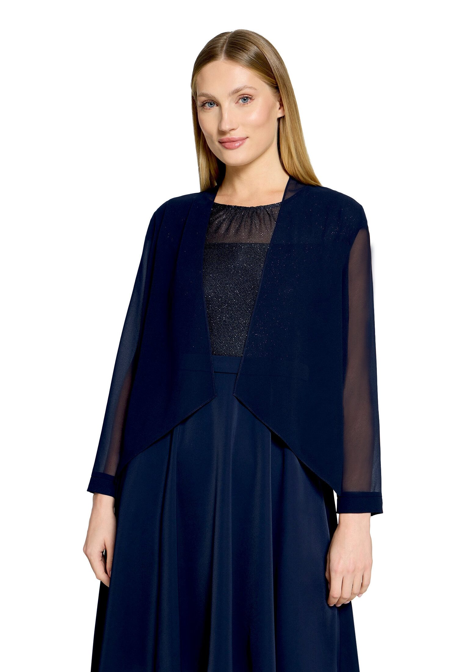Vera Mont Blusenjacke Damen ohne Verschluss