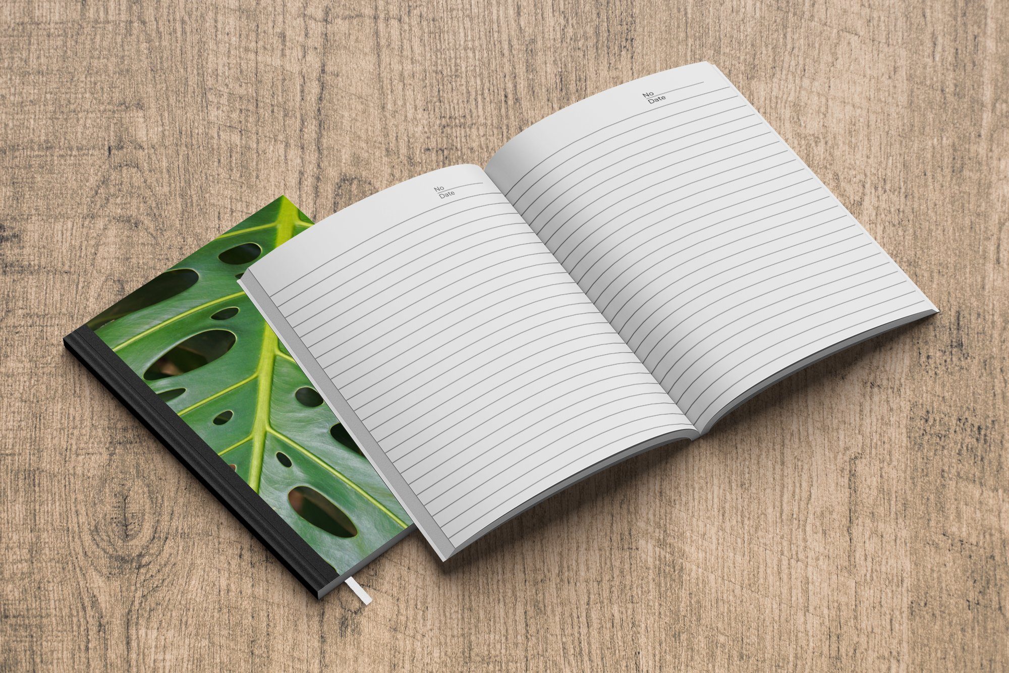 Merkzettel, Notizbuch Blattes, Seiten, eines Journal, und A5, grünen Impression Notizheft, Haushaltsbuch botanischen MuchoWow Tagebuch, 98