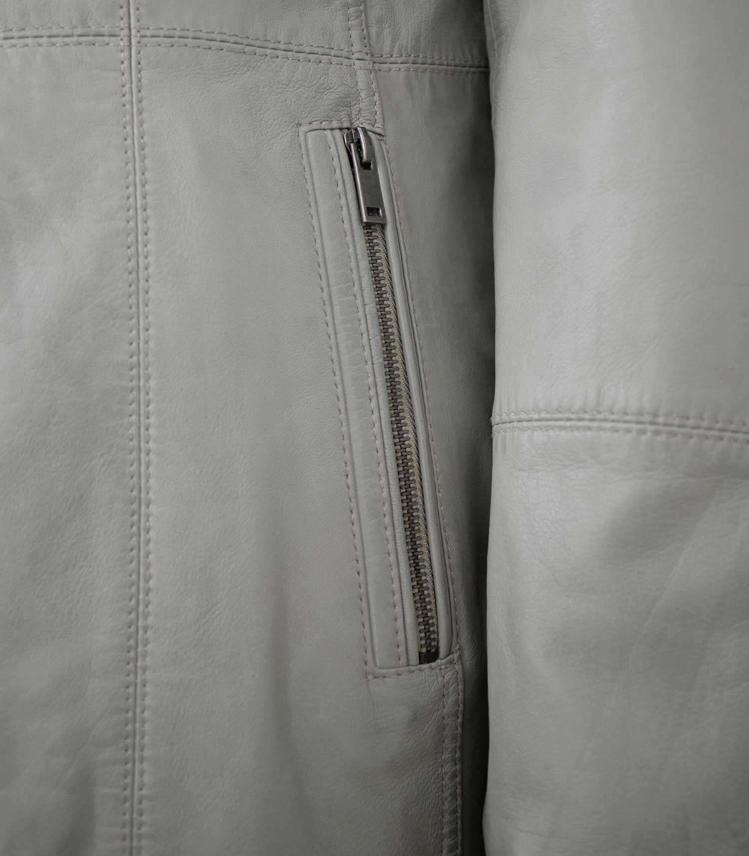 Otto Kern Lederjacke Donna/L OTTO KERN - Damen Ledermantel Longjacke Lammnappa grau
