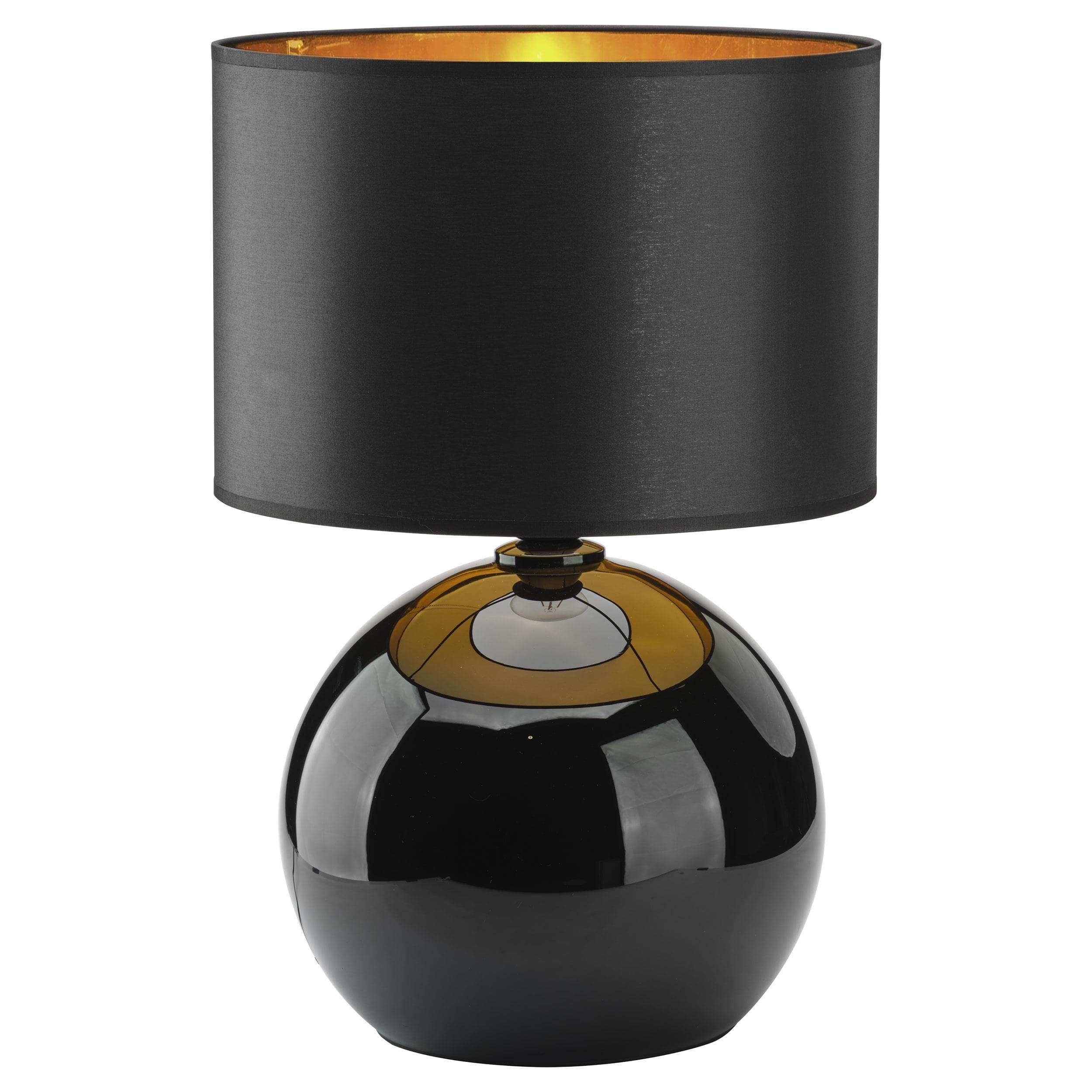 Signature Home Collection Nachttischlampe Glaslampe schwarz günstig online kaufen