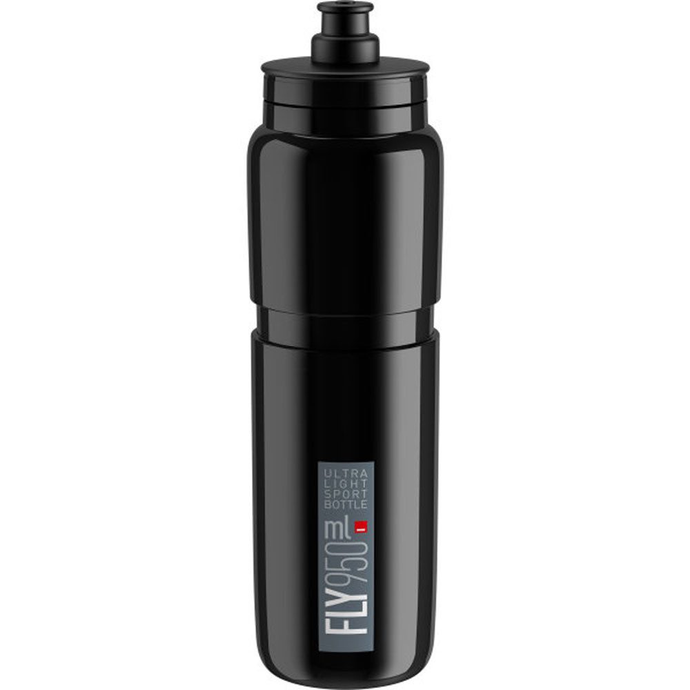 Elite Trinkflasche ELITE Trinkflasche Fly 2020 950 ml schwarz grau ca. 58g Fahrrad