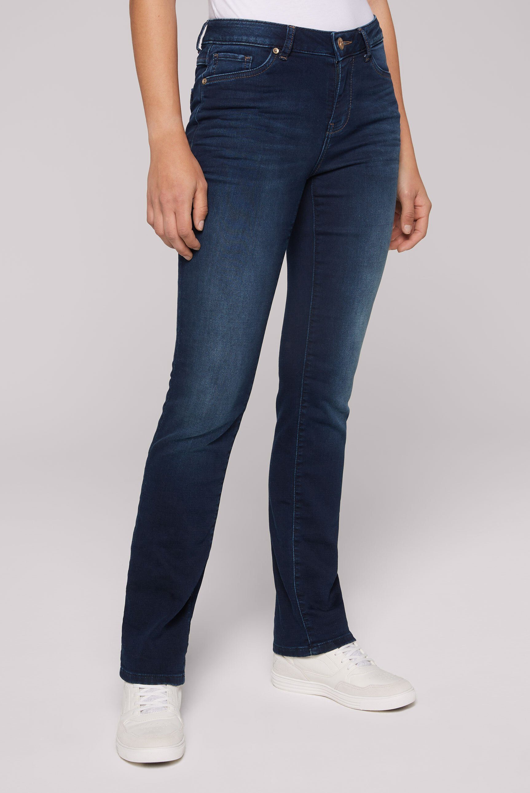 SOCCX Regular-fit-Jeans mit normaler Leibhöhe