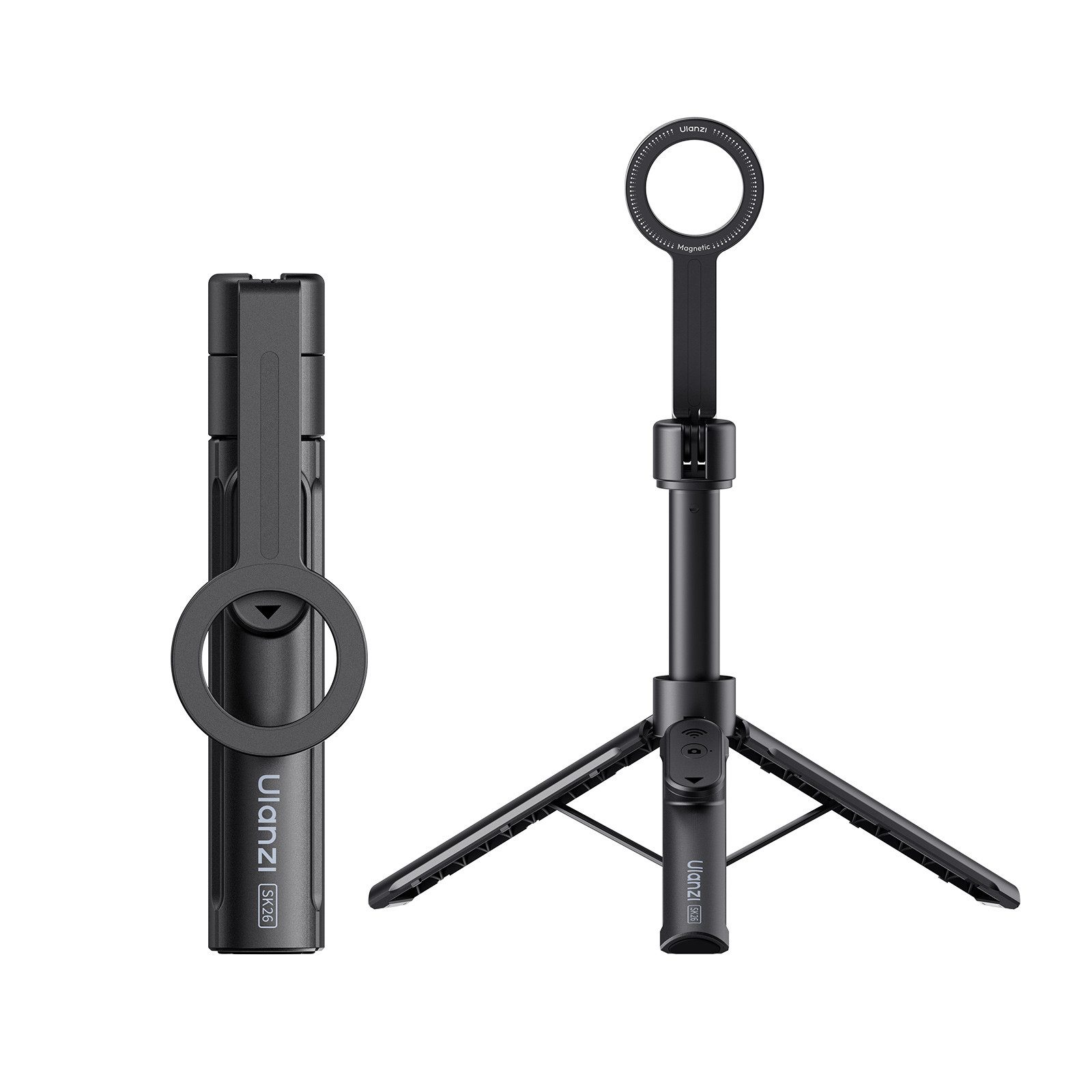 ULANZI Ulanzi SK26 2-in-1 Magnetischer Stativ-Selfie-Stick für iPhone Android Klemmstativ