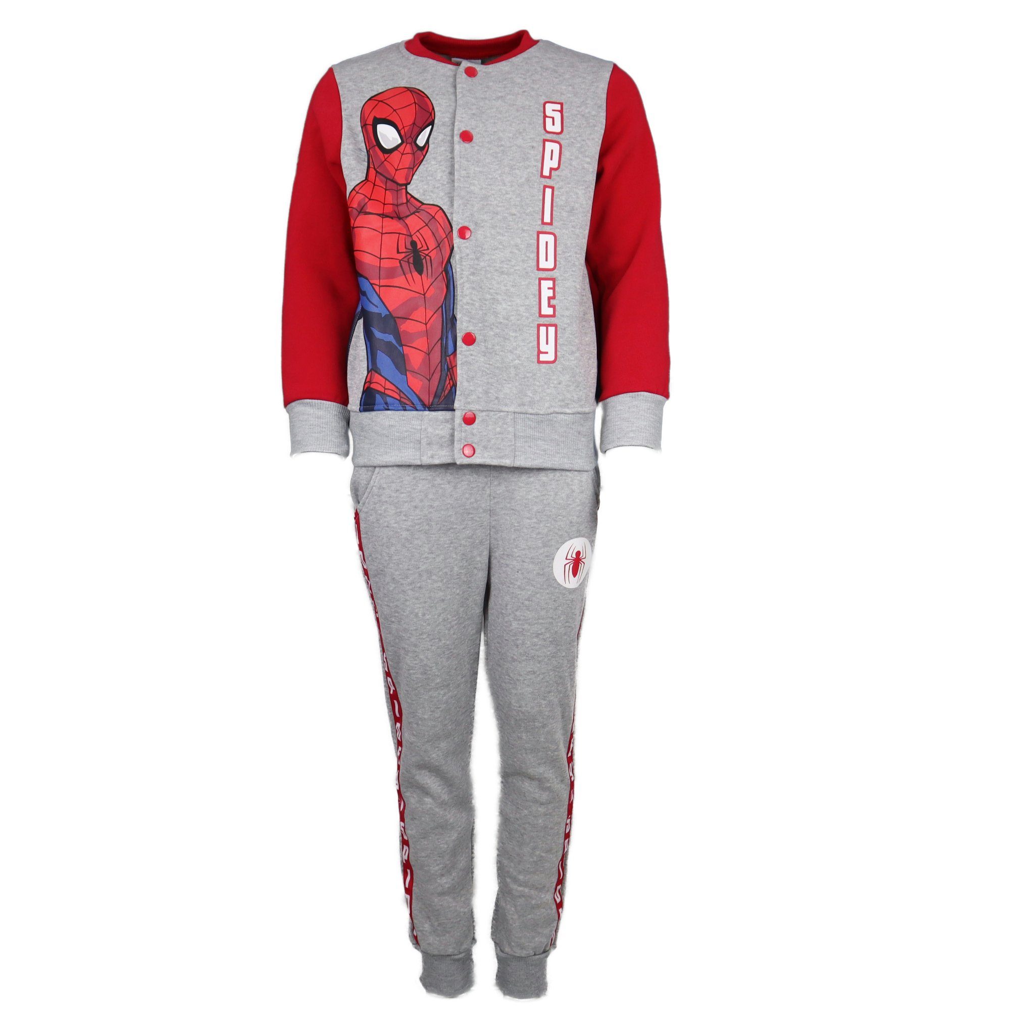 MARVEL Jogginganzug »Spiderman Kinder Baseball Sportanzug«, Gr. 92 bis 128,  Blau oder Grau online kaufen | OTTO