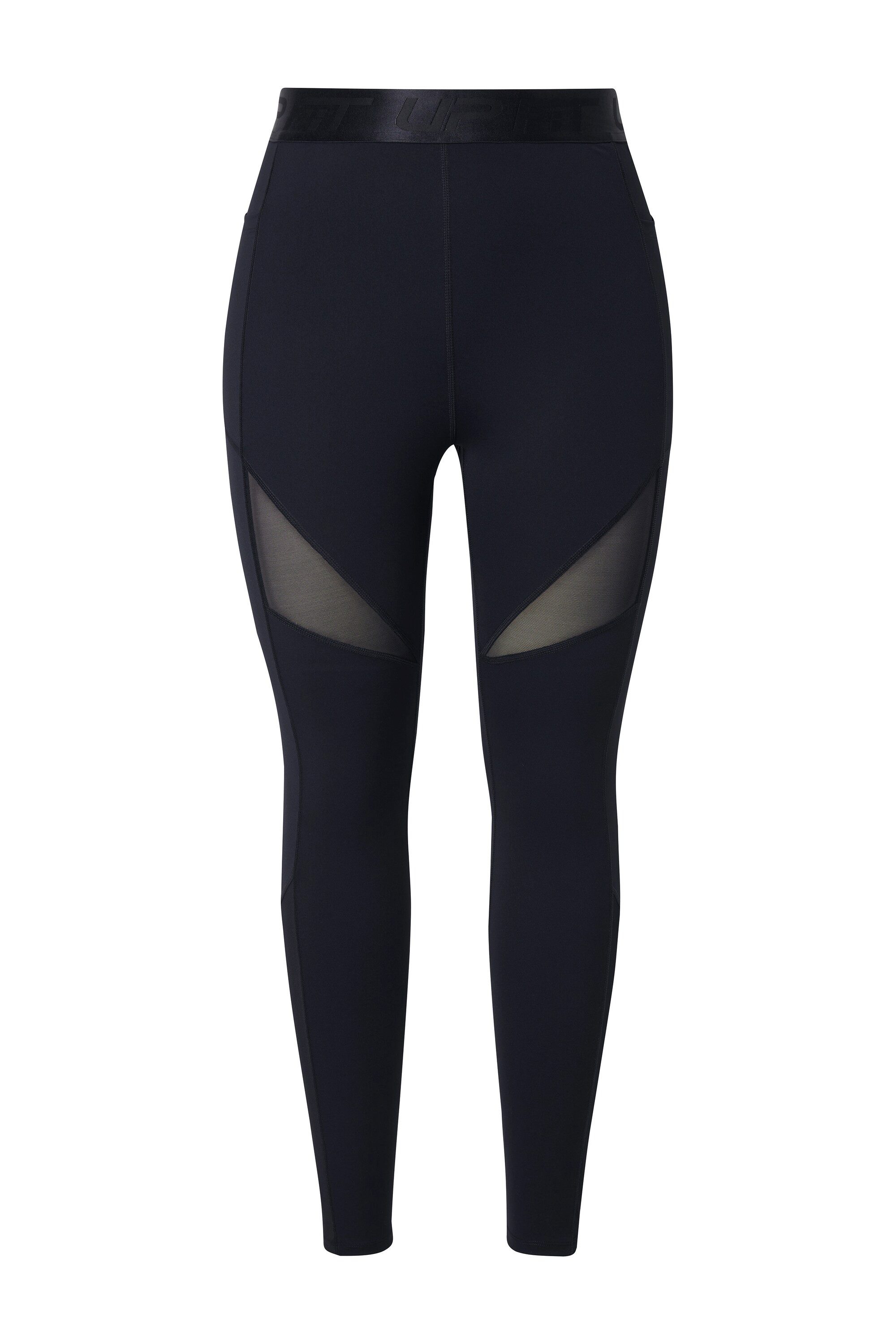 Ulla Popken Leggings Sport-Leggings Mesheinsätze schnelltrocknend günstig online kaufen
