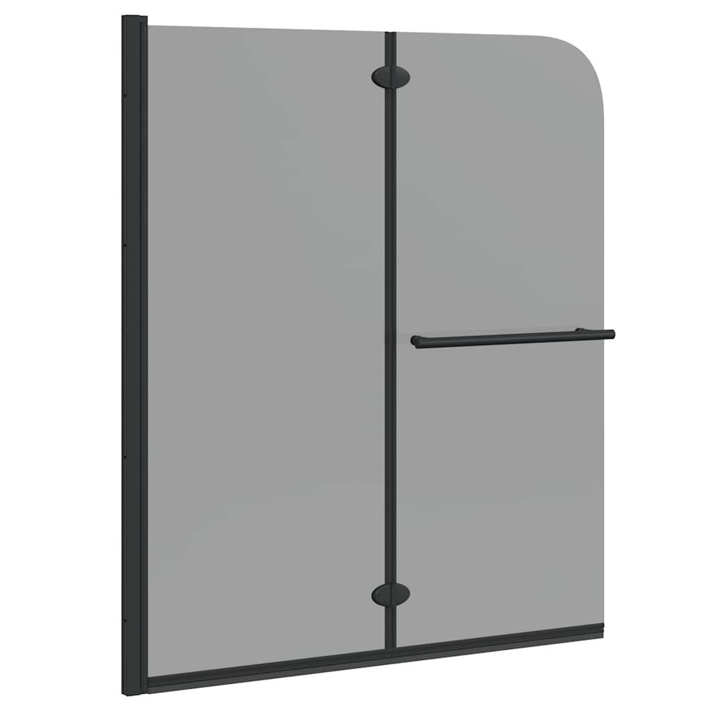 vidaXL Duschwand Duschabtrennung Dunkel transparent 120 x 140 cm, (1 tlg)