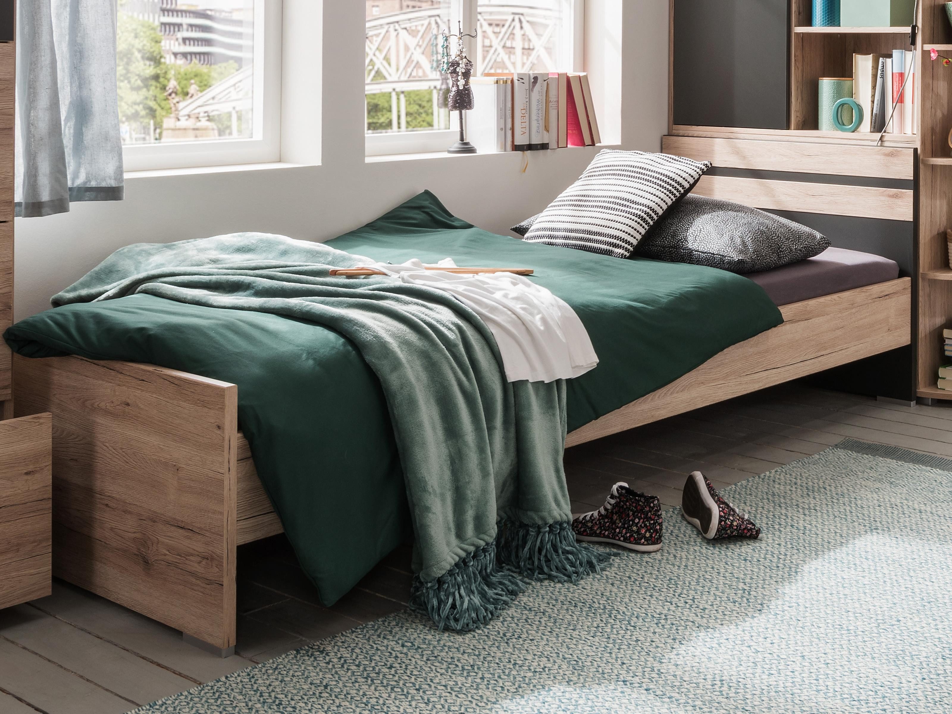 möbelando Bett Canton, 146 x 72 x 204 cm (B/H/T)
