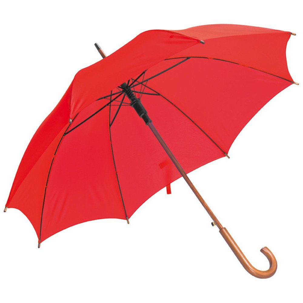Macma Stockregenschirm Automatik-Regenschirm / Farbe: rot