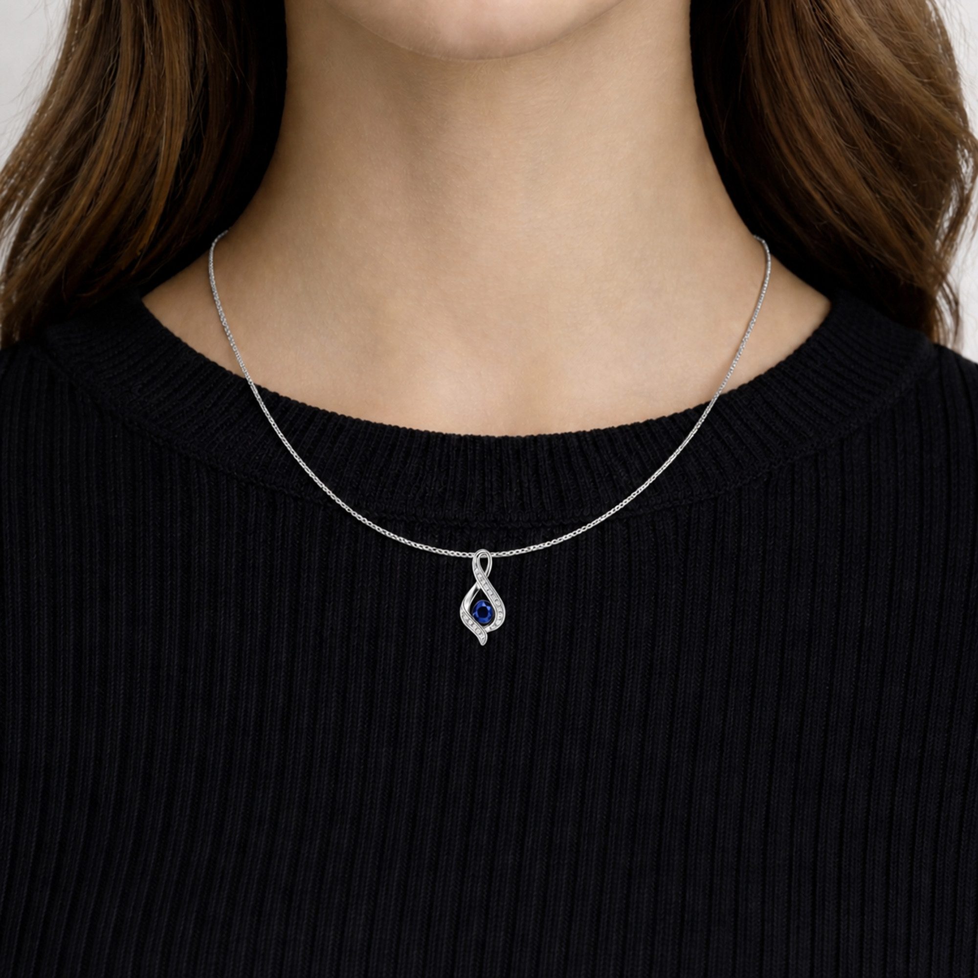Limana Ohrring und Ketten Set Schmuckset 925 Silber hängende Ohrstecker gold Halskette mit Anhänger (inkl. Geschenkbox), Geschenkset Idee Geschenk für Sie Frauen Damen Freundin Mutter