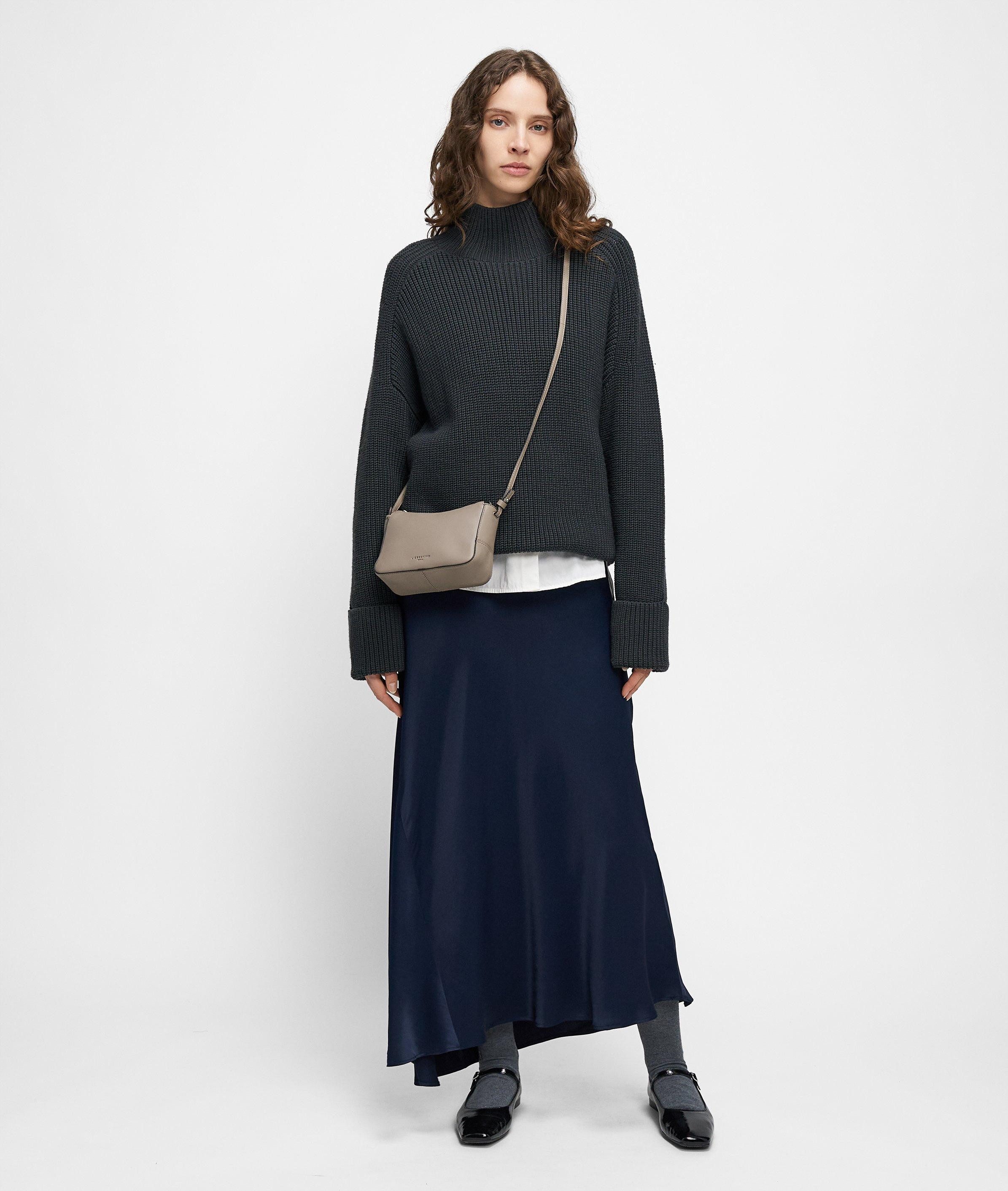 Liebeskind Berlin Umhängetasche Crossbody, Kleine Umhängetasche aus Leder