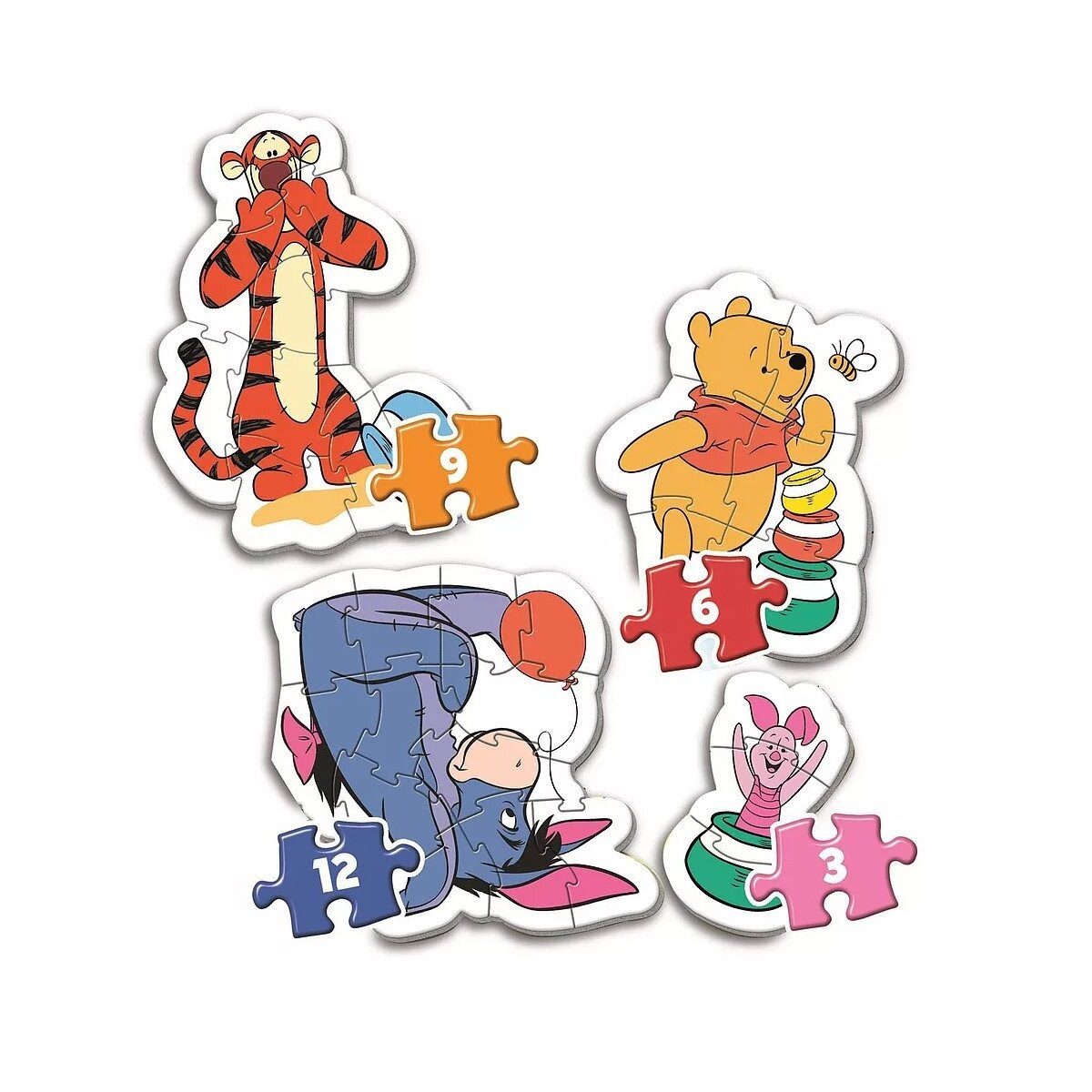 Disney Lernspielzeug Disney Winnie Puuh My First Babyform-Puzzle Clementoni