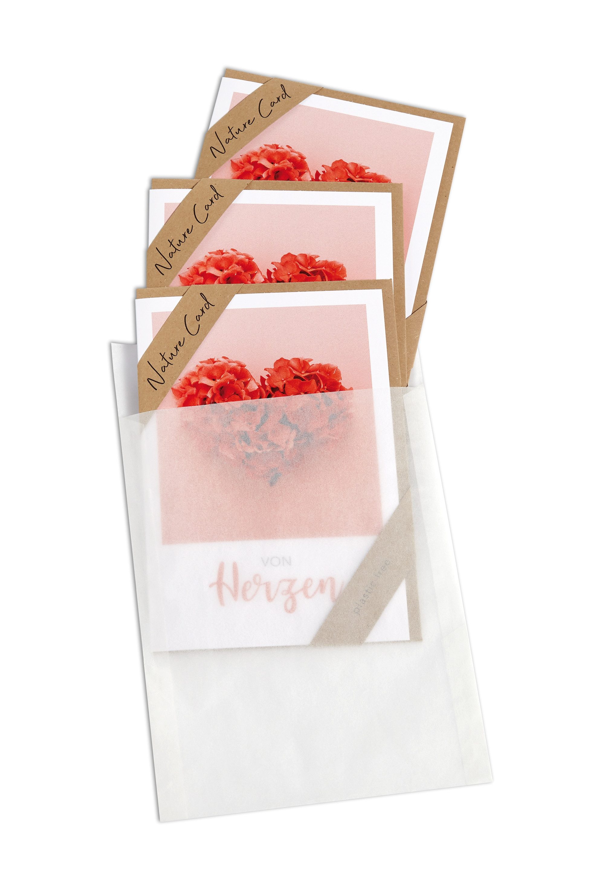 BSB Grußkarten Hochzeit – Nature Cards – unverpackt - Glückwunschkarte im