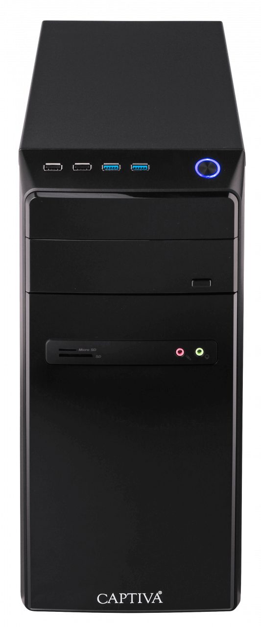 CAPTIVA Power Starter I57-540 RAM, Business-PC SSD, G6400, Graphics, Pentium UHD 16 240 GB GB Luftkühlung) Gold (Intel