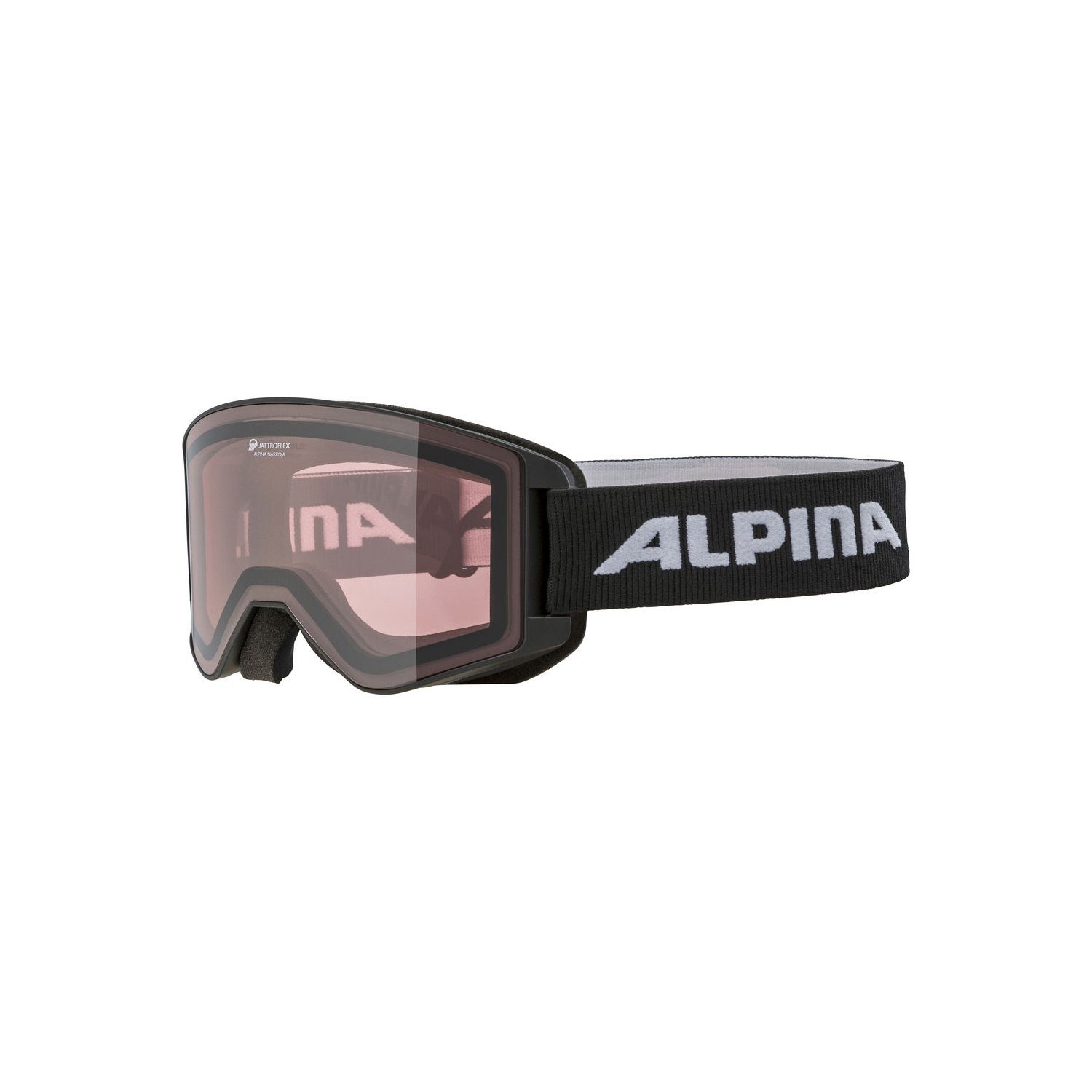 Alpina Sports Alpina Skibrille Herren Brille NARKOJA Q - 031 black matt / -, (1-St)