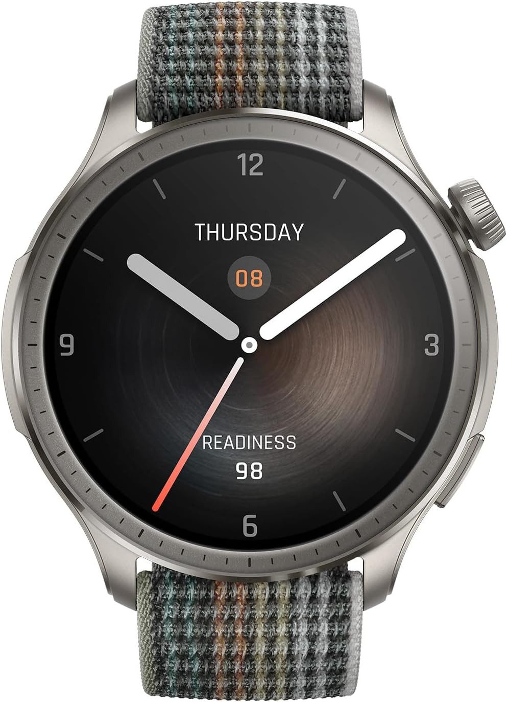 Amazfit Smartwatch (3,8 cm, android ios), Smartwatch mit KI Sprachsteuerung GPS Fitnessfunktionen und NFC