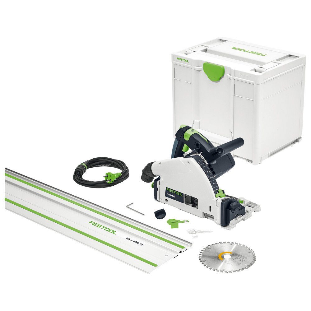 FESTOOL Tisch-Kappsäge Tauchsäge TS 55 FEBQ-Plus-FS