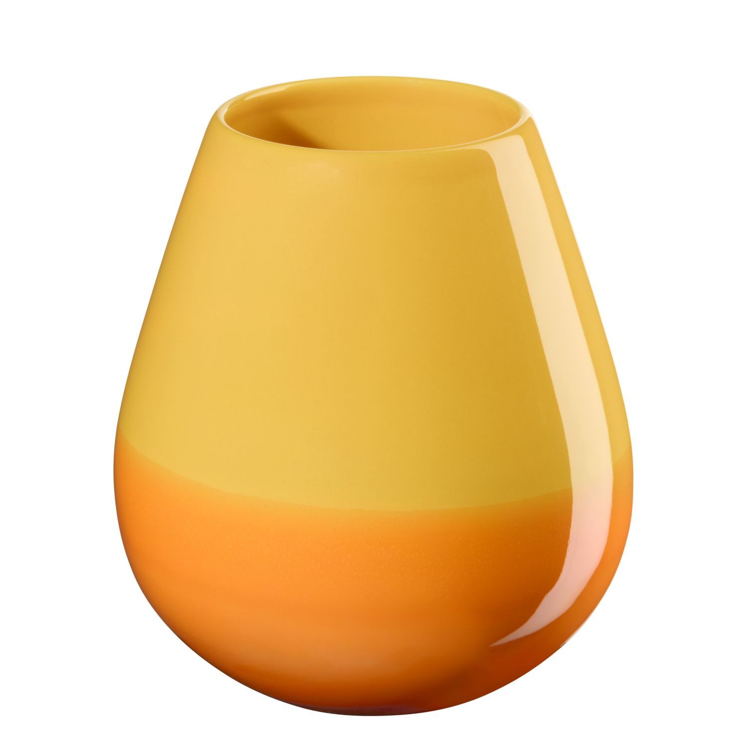 ASA SELECTION Dekovase Joy Orange Smoothie Rund 18 cm
