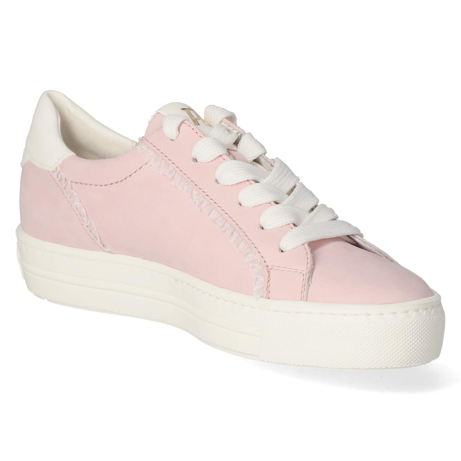 Paul Green Paul Green 5561-009 Damen Rauleder pink Schnürschuh