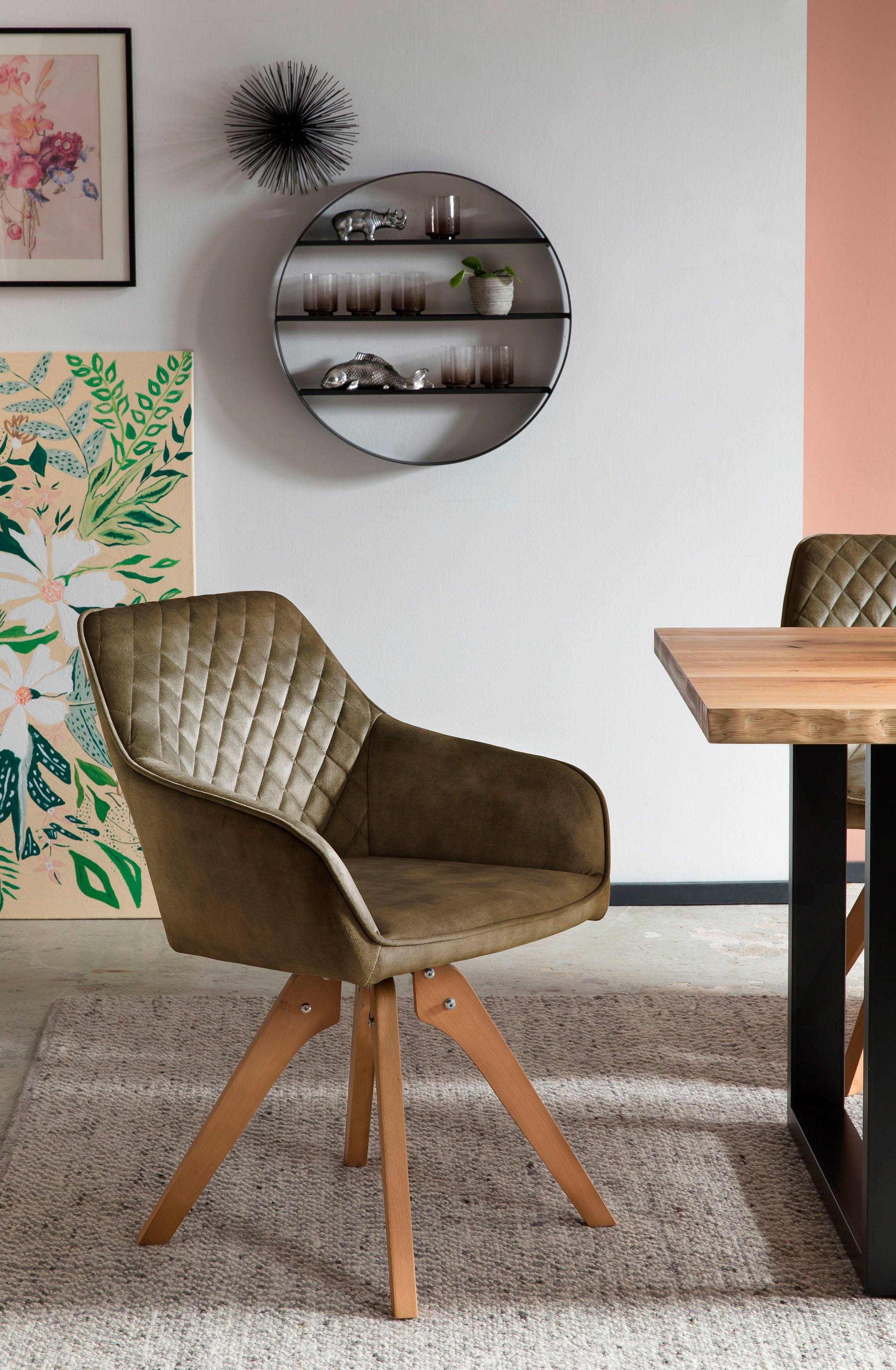 SalesFever Armlehnstuhl "Växjö - Esszimmerstuhl Komfort und Stil" () 1 Stk. günstig online kaufen