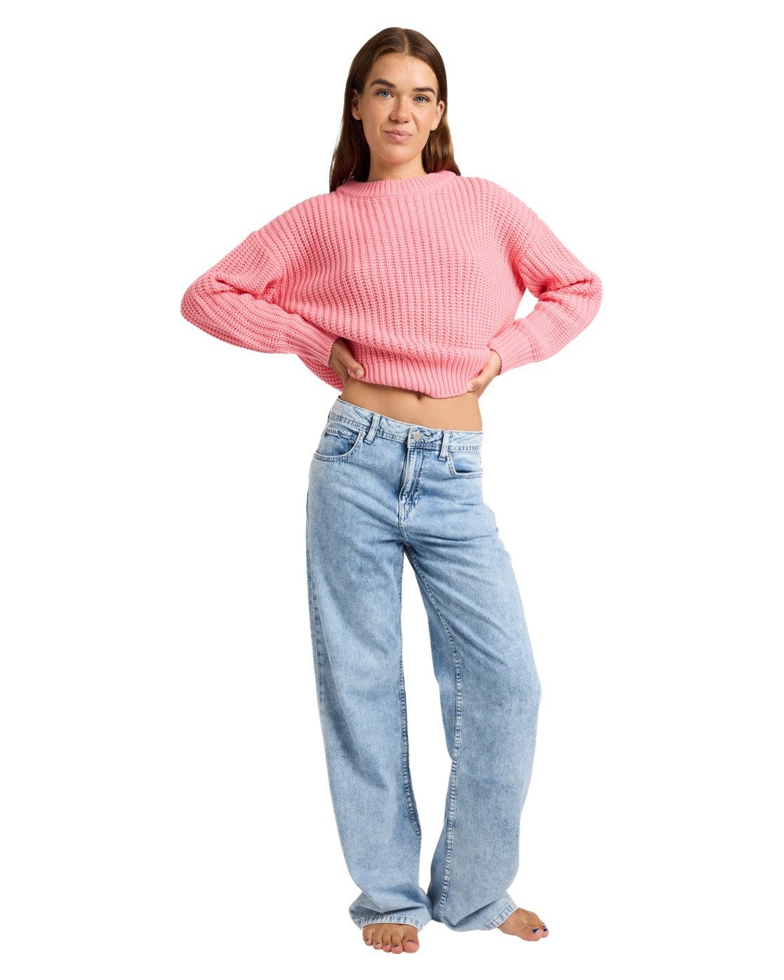Roxy Loose-fit-Jeans Dawn Patrol Mid Sunbleached