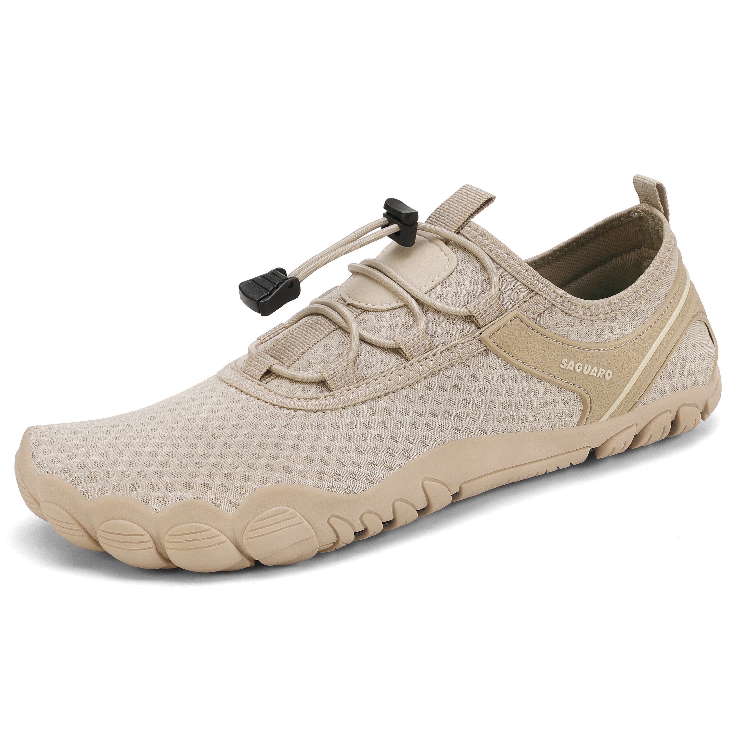 SAGUARO Sommer Barfuß - Badeschuh (3mm Sohlenstärke, Nullabsatz, bequem, leicht, atmungsaktiv, rutschfest) Barfuß-Schuhe Wasserschuhe Surfschuhe Schwimmschuhe Wasser-Sport