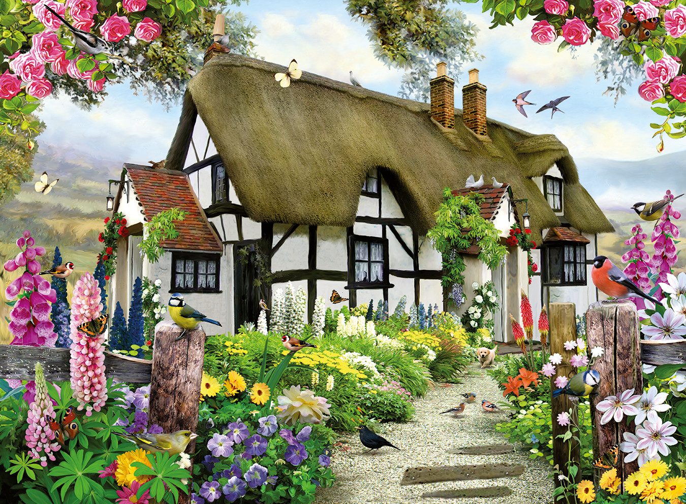 Ravensburger Puzzle Verträumtes Cottage, 500 Puzzleteile, günstig online kaufen