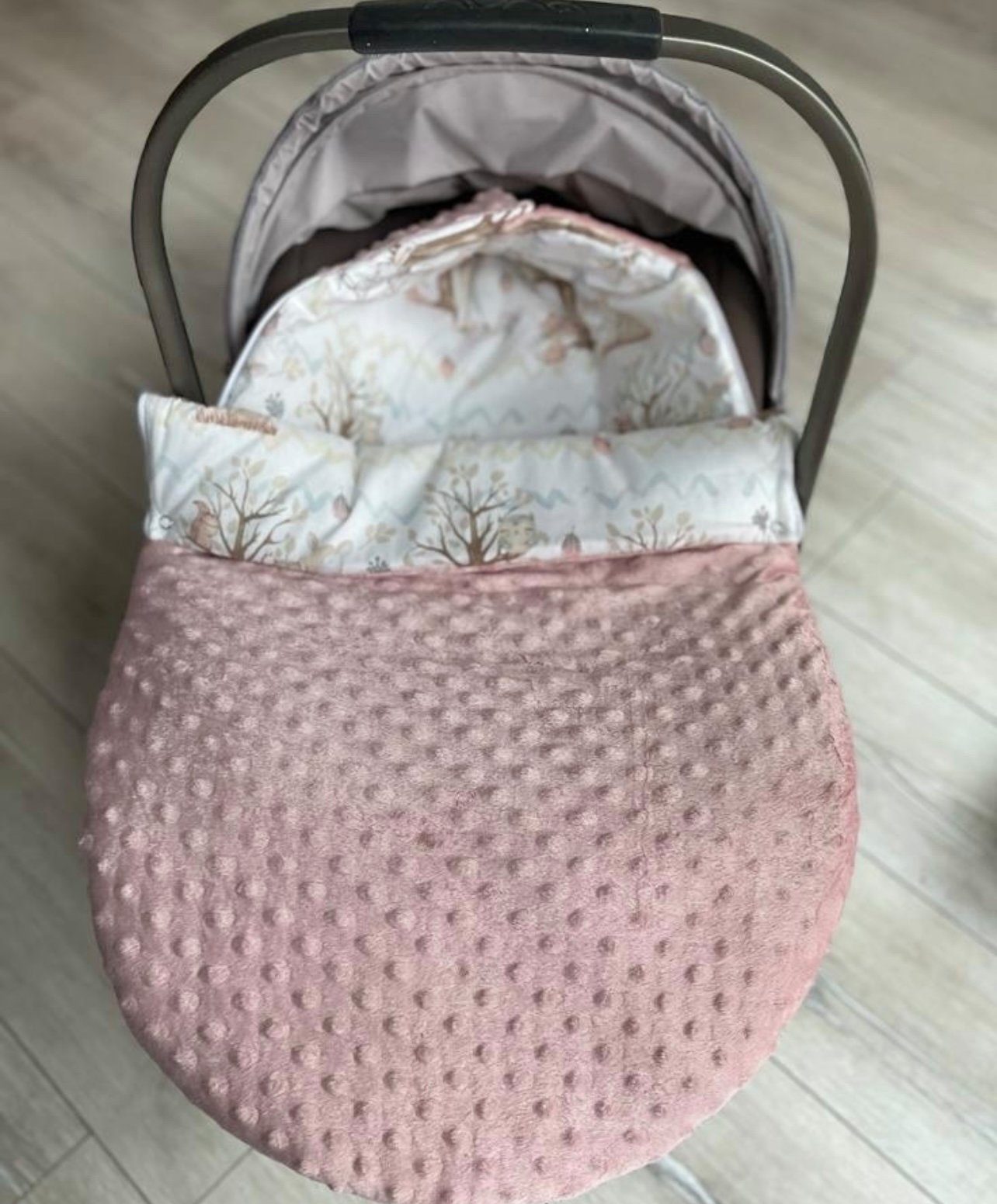 Einschlagdecke 3in1 Einschlagdecke für Autoschale Babyschale Ganzjahres Schlafsack