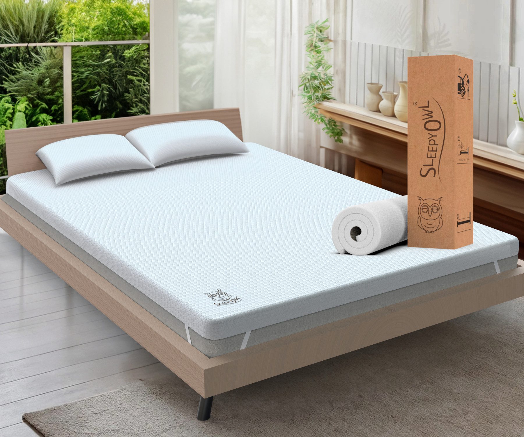 Sleepy Owl, Topper Gel-Memory Matratzentopper, 5-7-10 günstig online kaufen