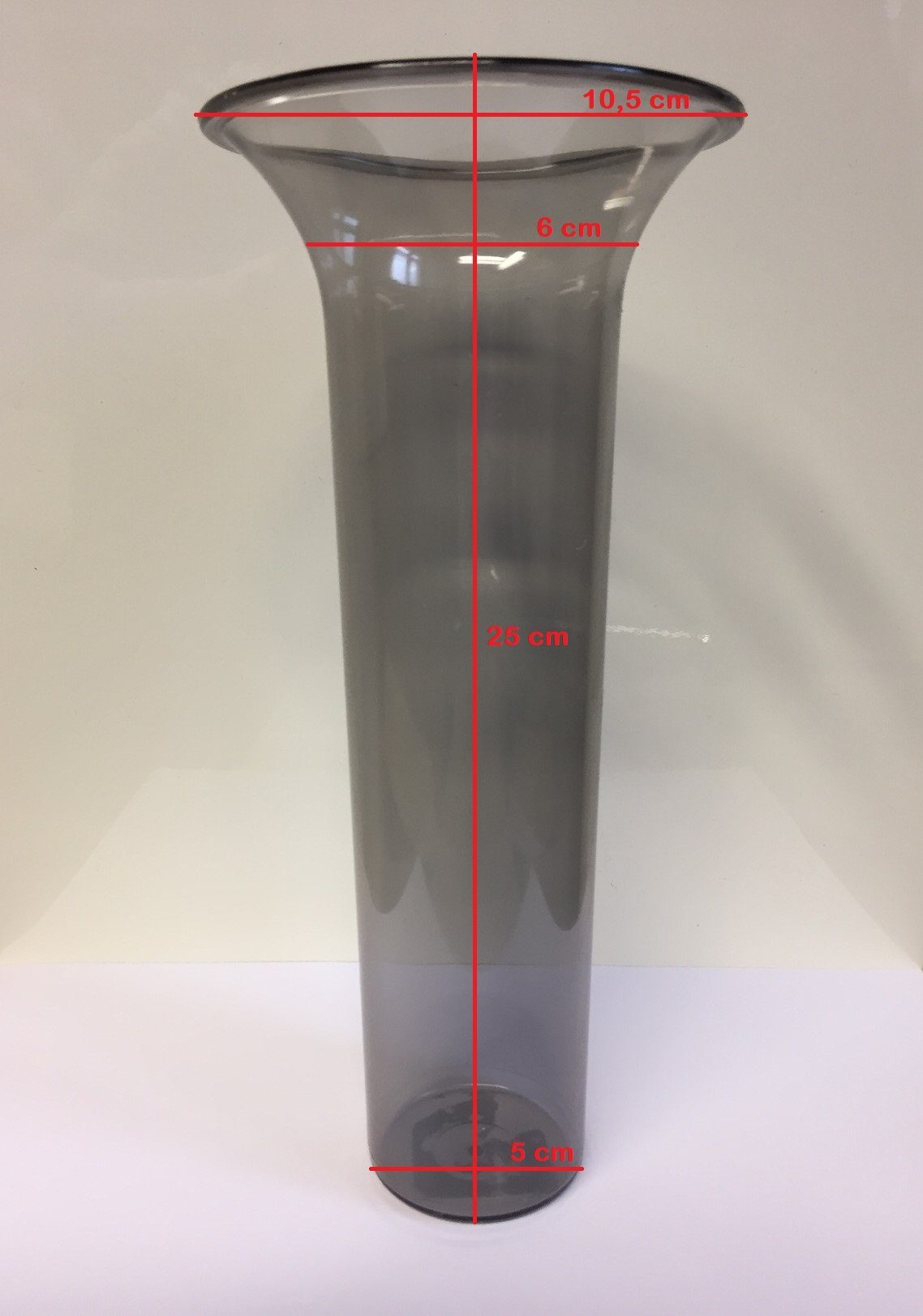 DSH DEKO SHOP HANNUSCH Bodenvase Bodenvase 60 cm - V60 Stroh Hals Hgg, aus Tonkeramik und mit einer transparenten Glasur überzogen