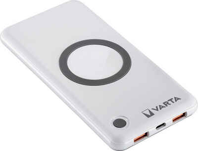 VARTA »VARTA Wireless Power Bank 10000 mAh mit Ladekabel 2-in-1-Produkt Powerbank und Wireless Charger« Powerbank