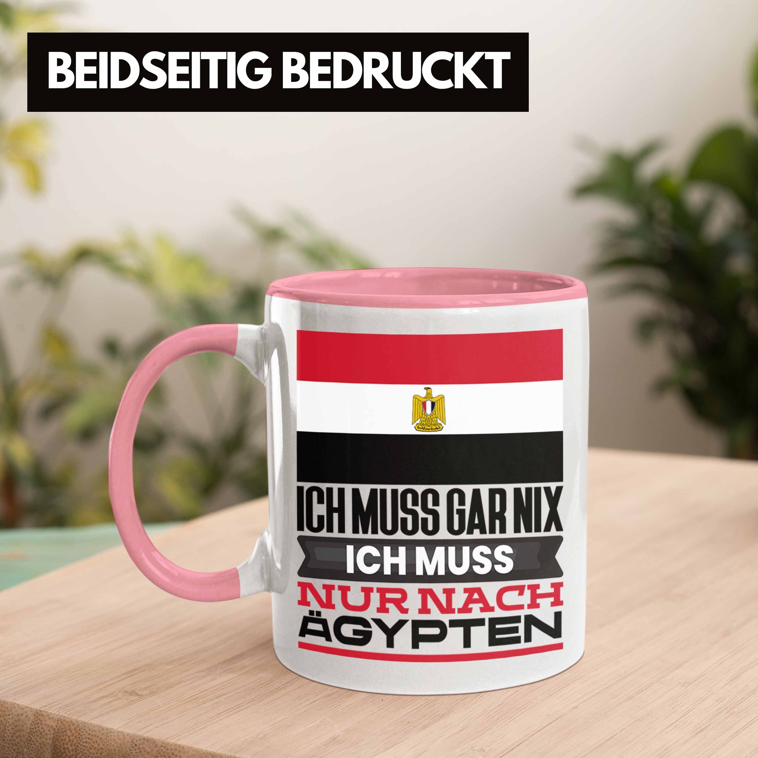 Ägypter Trendation Tasse Geburtstag für Rosa Ich Geschenkidee Geschenk Urlaub Tasse Ägypten