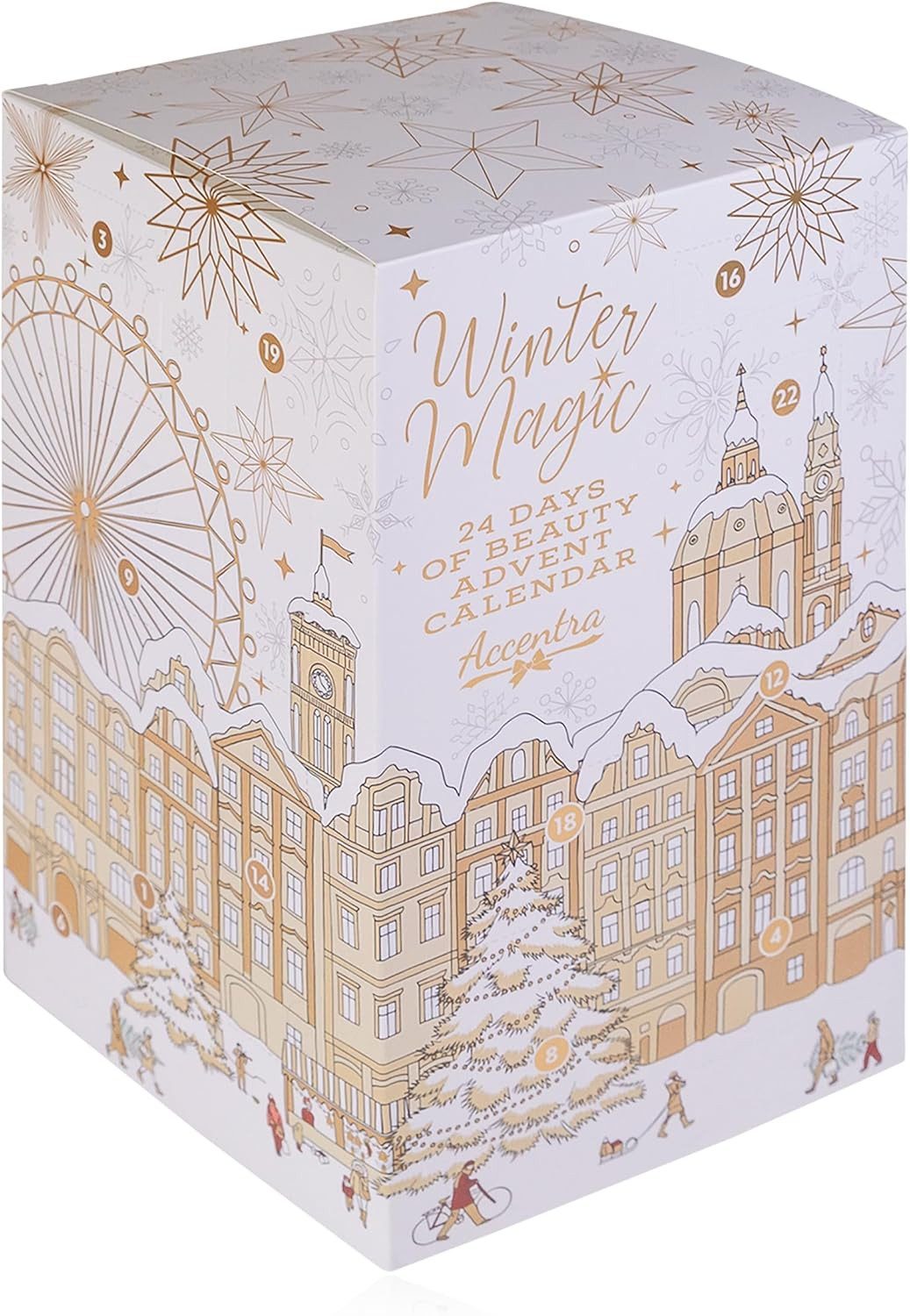 ACCENTRA Adventskalender Accentra Beauty Adventskalender 2025 – 24 Beauty-Überraschungen, XXL, 24 trendige Beauty- & Pflegeprodukte für Wellness zuhause