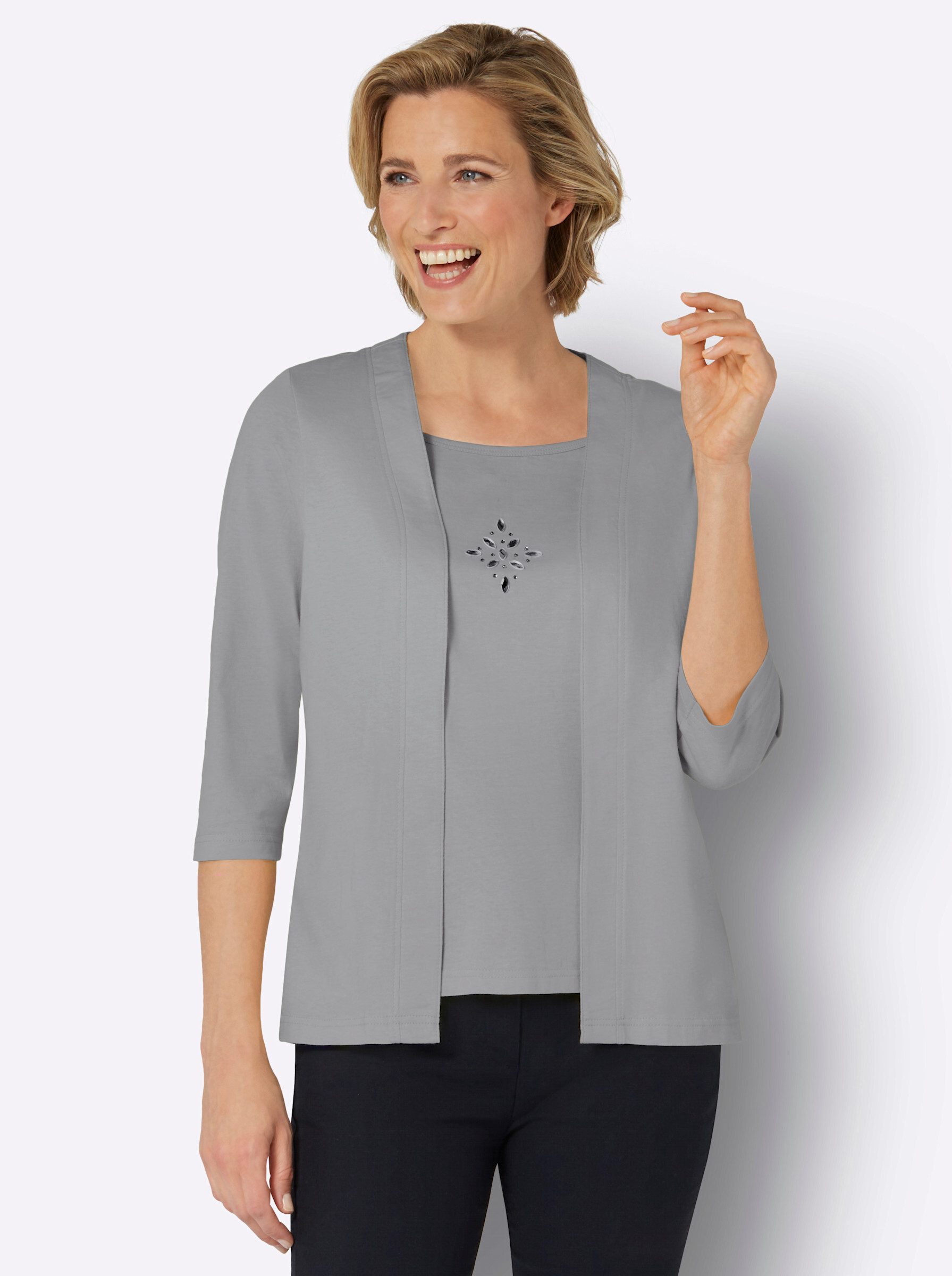 Classic Basics 2-in-1-Shirt "2-in-1-Shirt" 1 Stk. tlg. günstig online kaufen