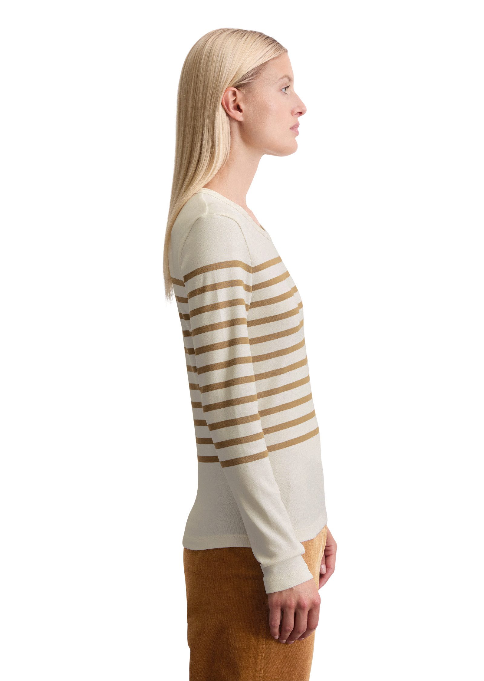 Marc O'Polo Langarmshirt aus reiner Bio-Baumwolle günstig online kaufen