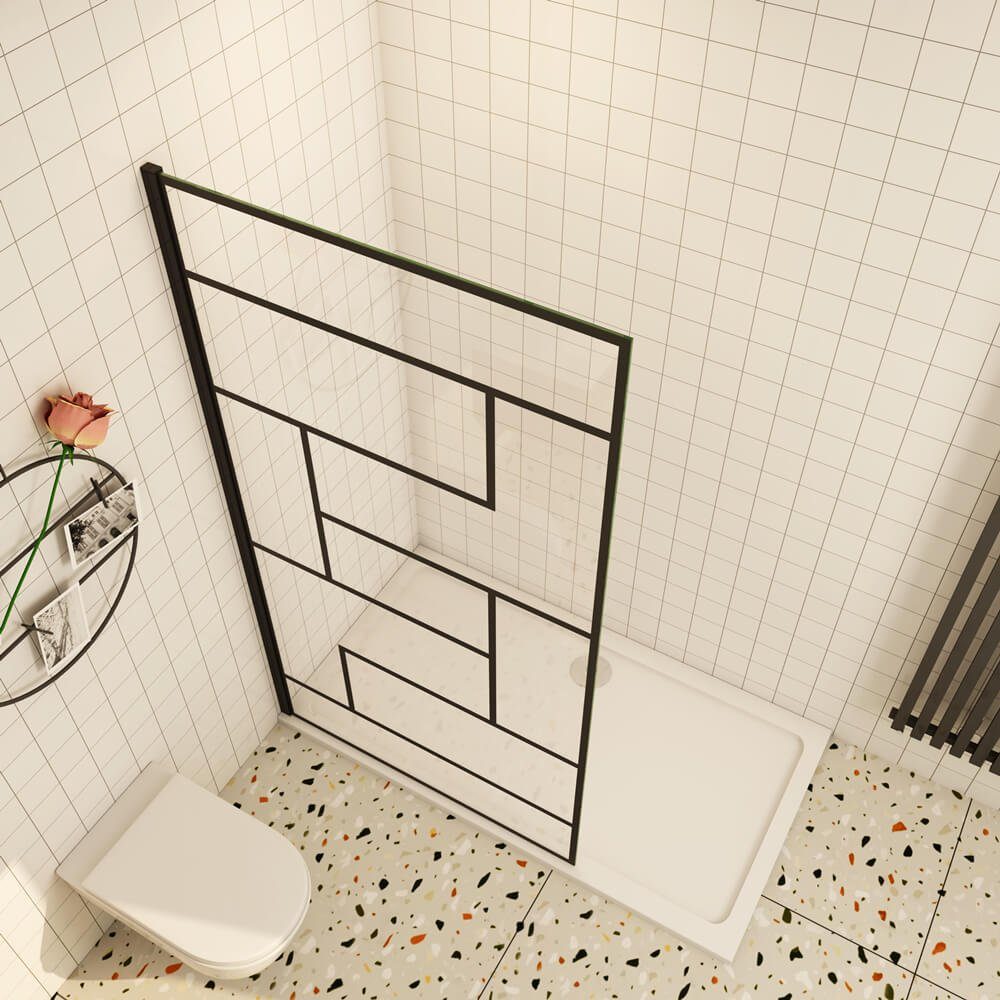 duschspa Duschwand 8mm Nano Glas Glaswand Walk in Dusche Duschtrennwand Dus günstig online kaufen