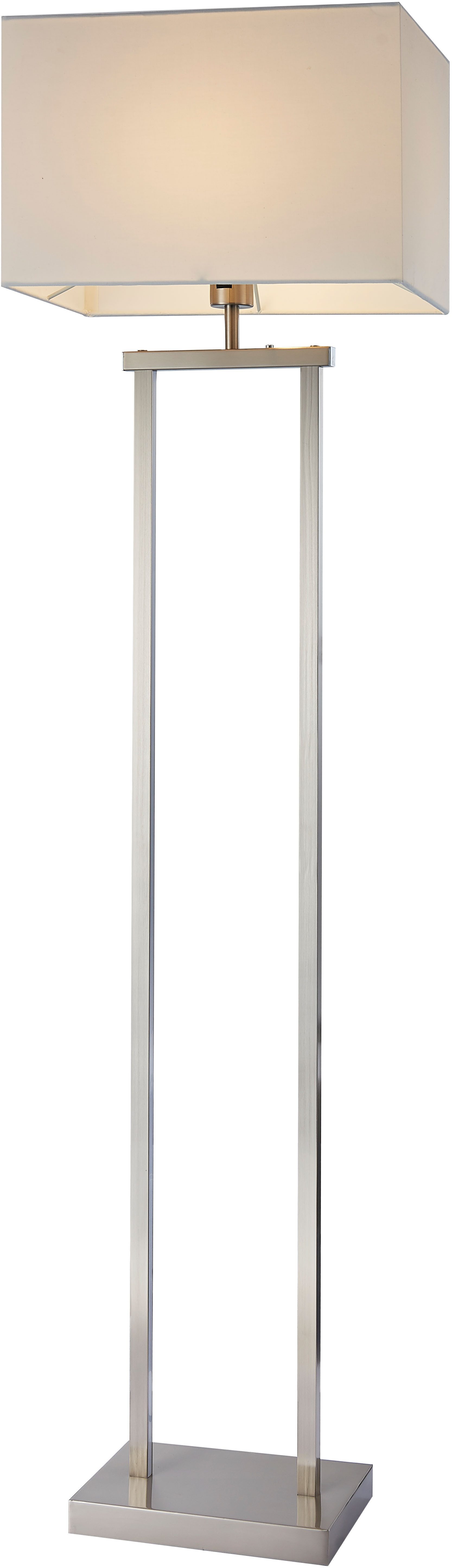 NOWA Stehlampe SYDNEY, Dimmer, Dimmfunktion, mehrere Helligkeitsstufen, Leuchtmittel wechselbar, Warmweiß, Stehleuchte/Textil beige/dimmbar/getrennt schalt-dimmbar/Wohnzimmer