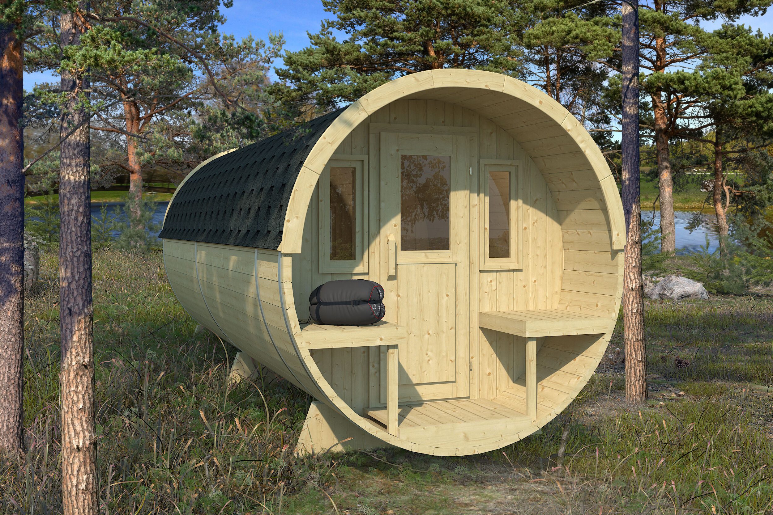 Fjordholz Gartenhaus 480