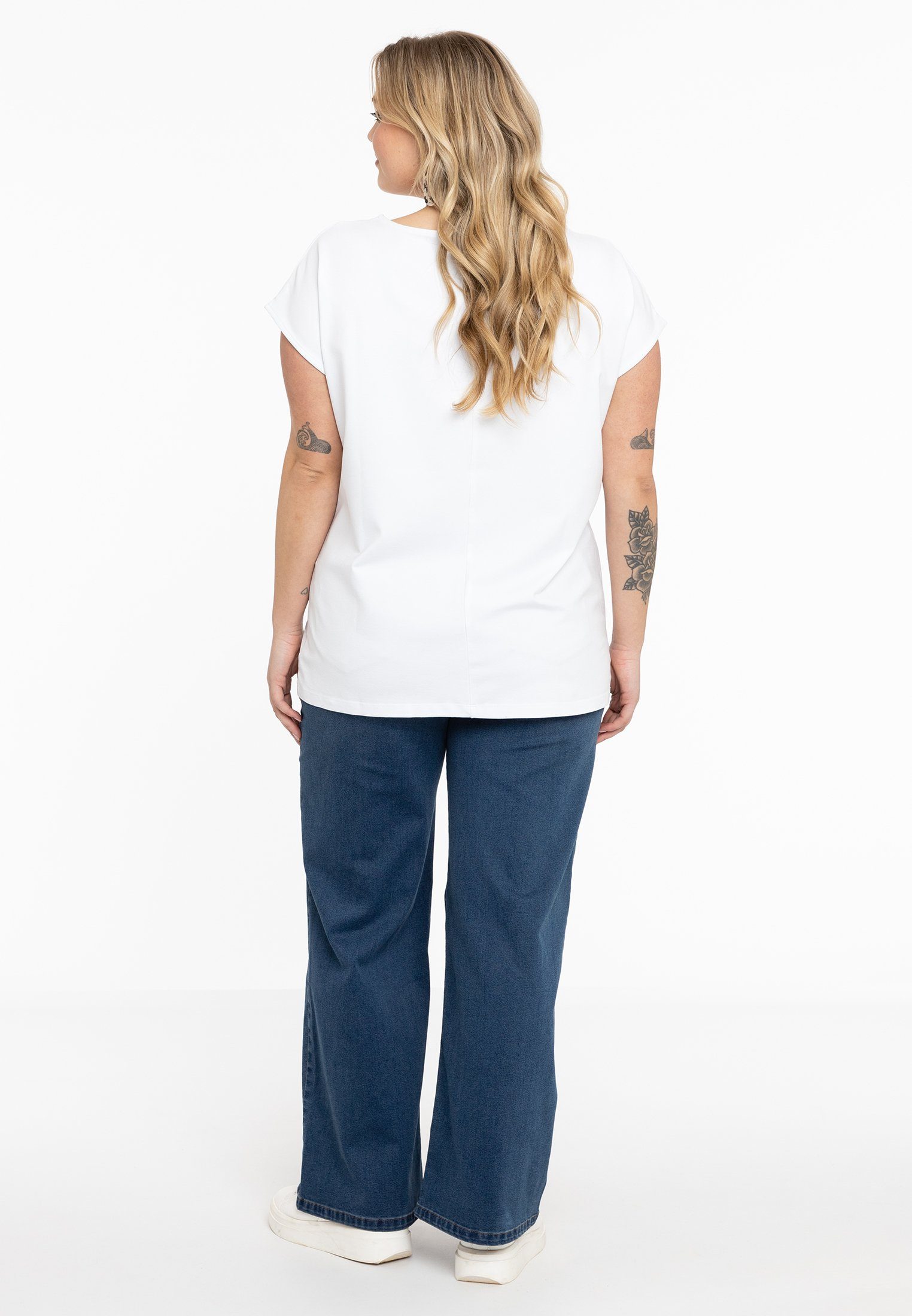 YOEK Langarmshirt Damen T-Shirt Große Größen