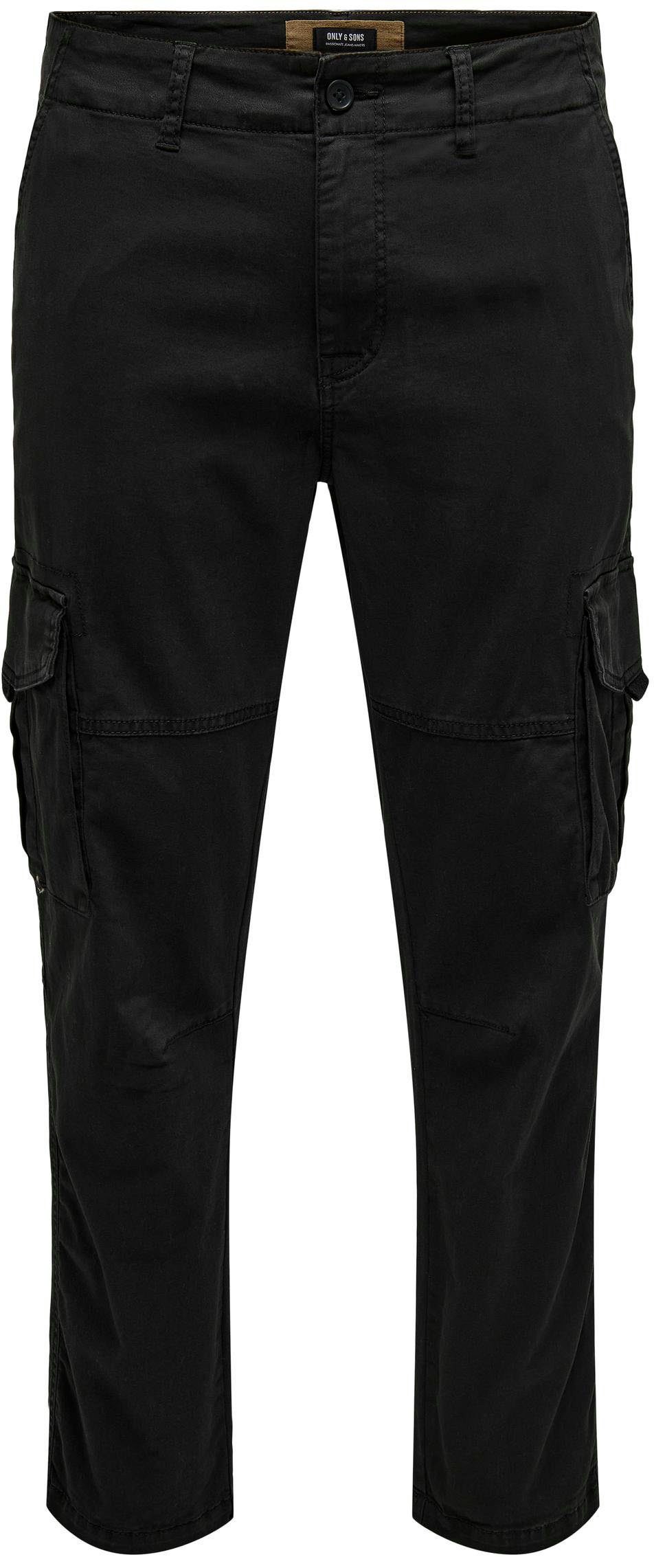 ONLY & Cargohose LIFE ONSDEAN TAP SONS black CARGO OS