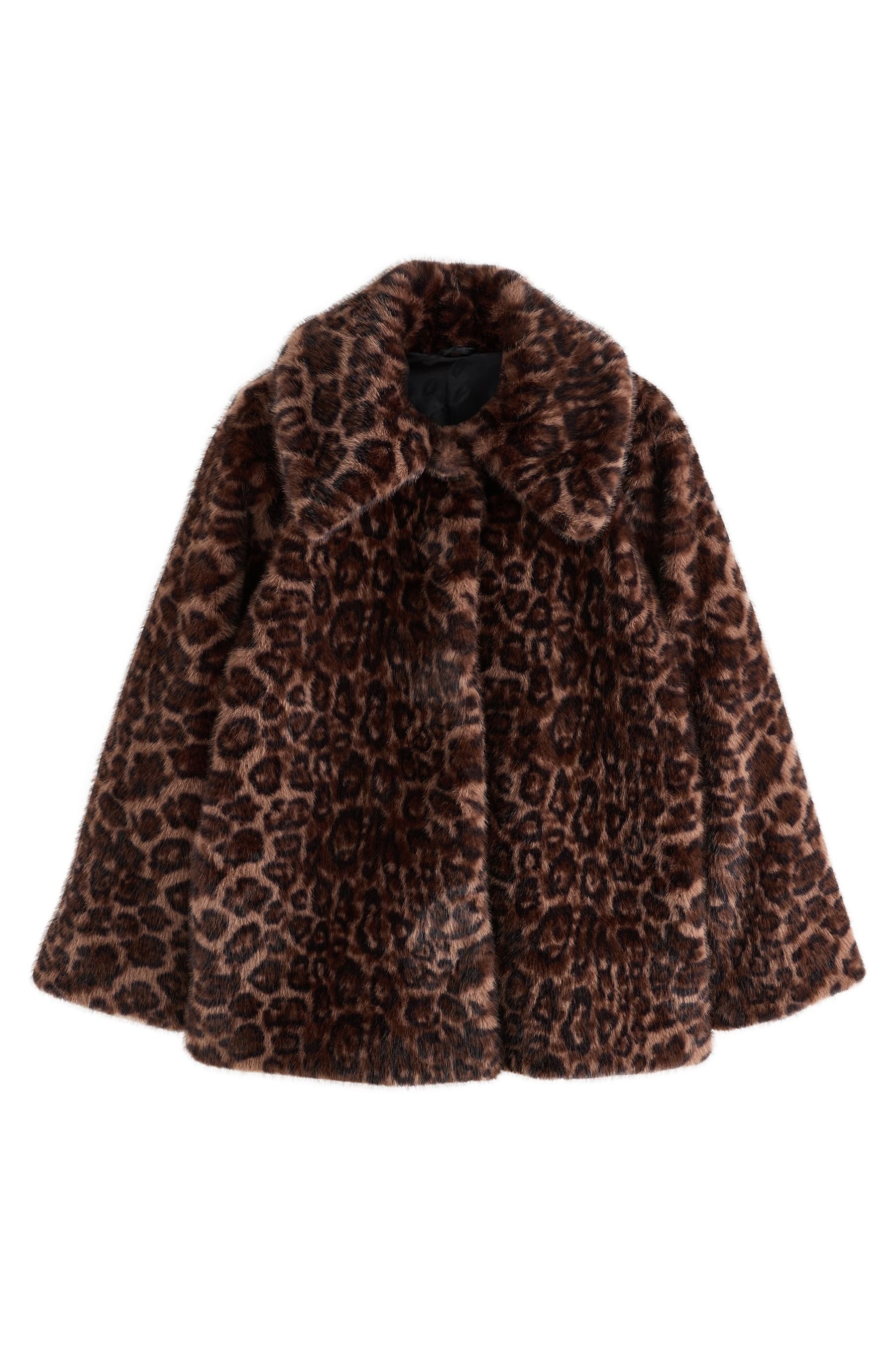 Rockett St George Fellimitatmantel Rockett St George Mantel mit Kunstfell (1-tlg)