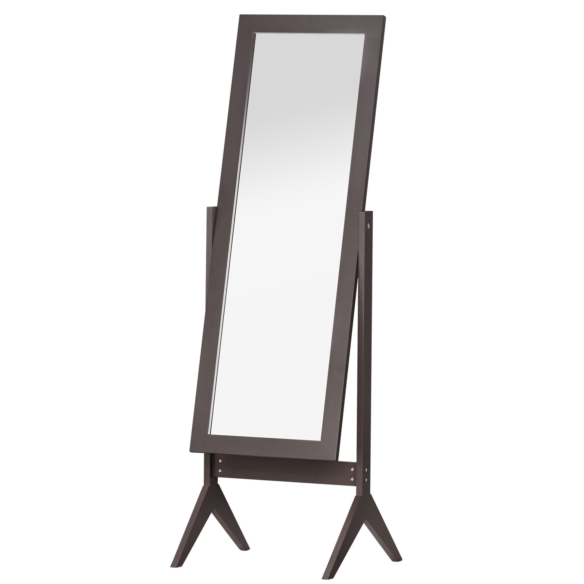 furnicato Standspiegel Ganzkörperspiegel Schminkspiegel 47x46x148 cm (1-St) günstig online kaufen