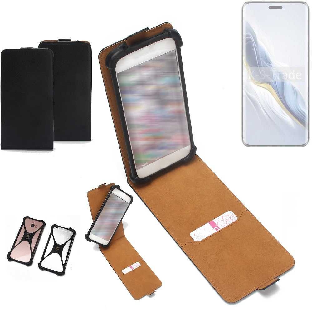 K-S-Trade Handyhülle für Honor Magic6 Pro, Handyhülle Schutzhülle Hülle Case Cover Flip Style Bumper