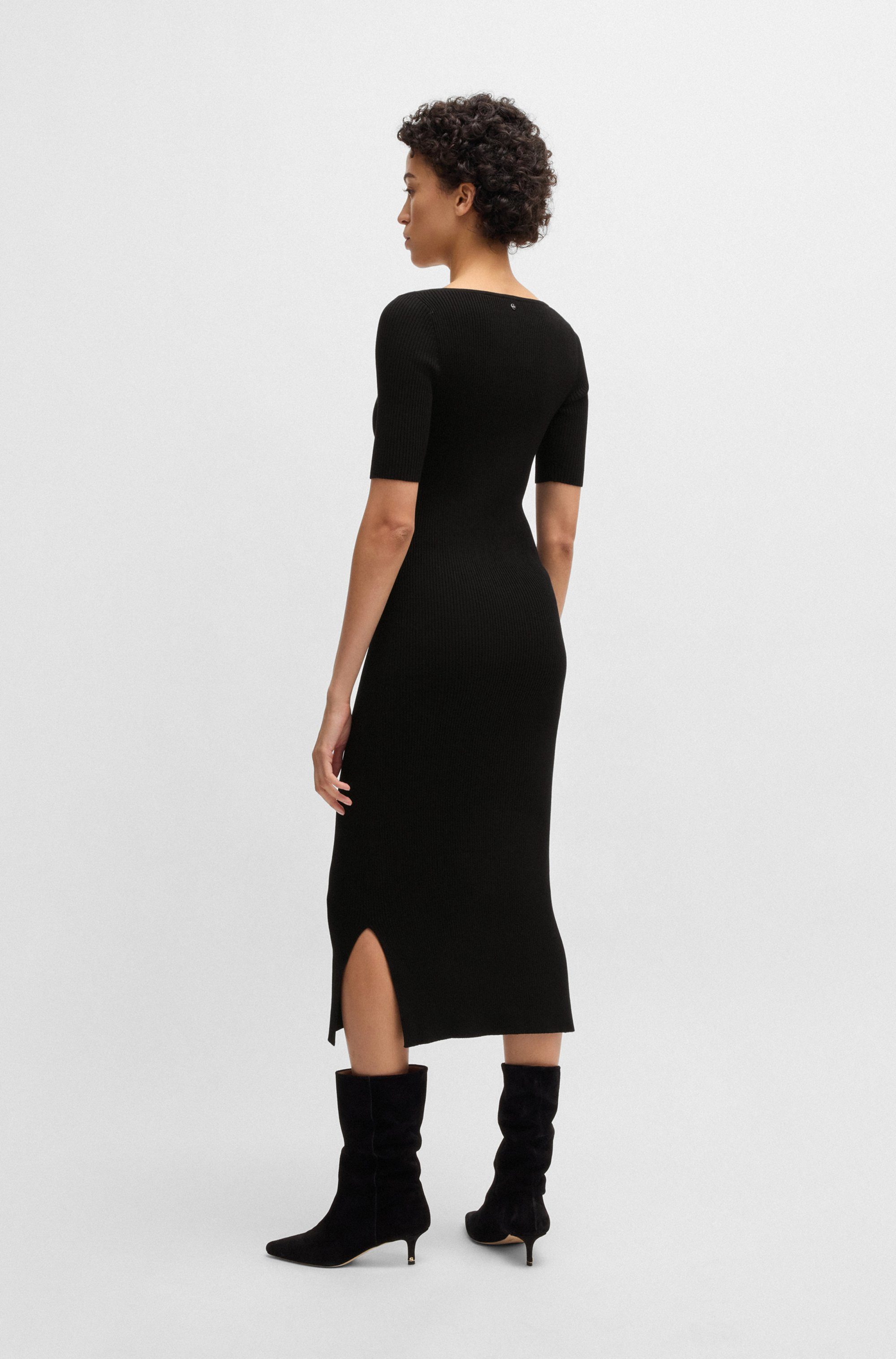 BOSS ORANGE Strickkleid Fargheritina Premium Damenmode mit Charm mit BOSS L günstig online kaufen