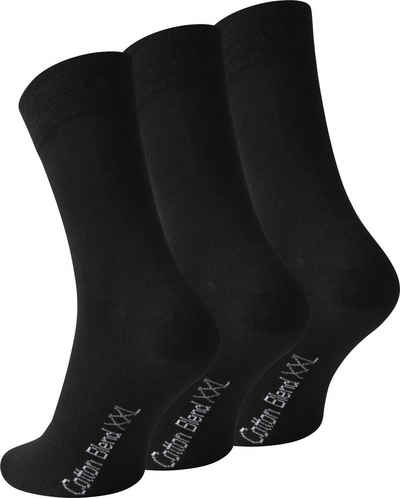 Cotton Prime® Socken 3 Paar, in Übergröße (3-Paar) in angenehmer Baumwollqualität