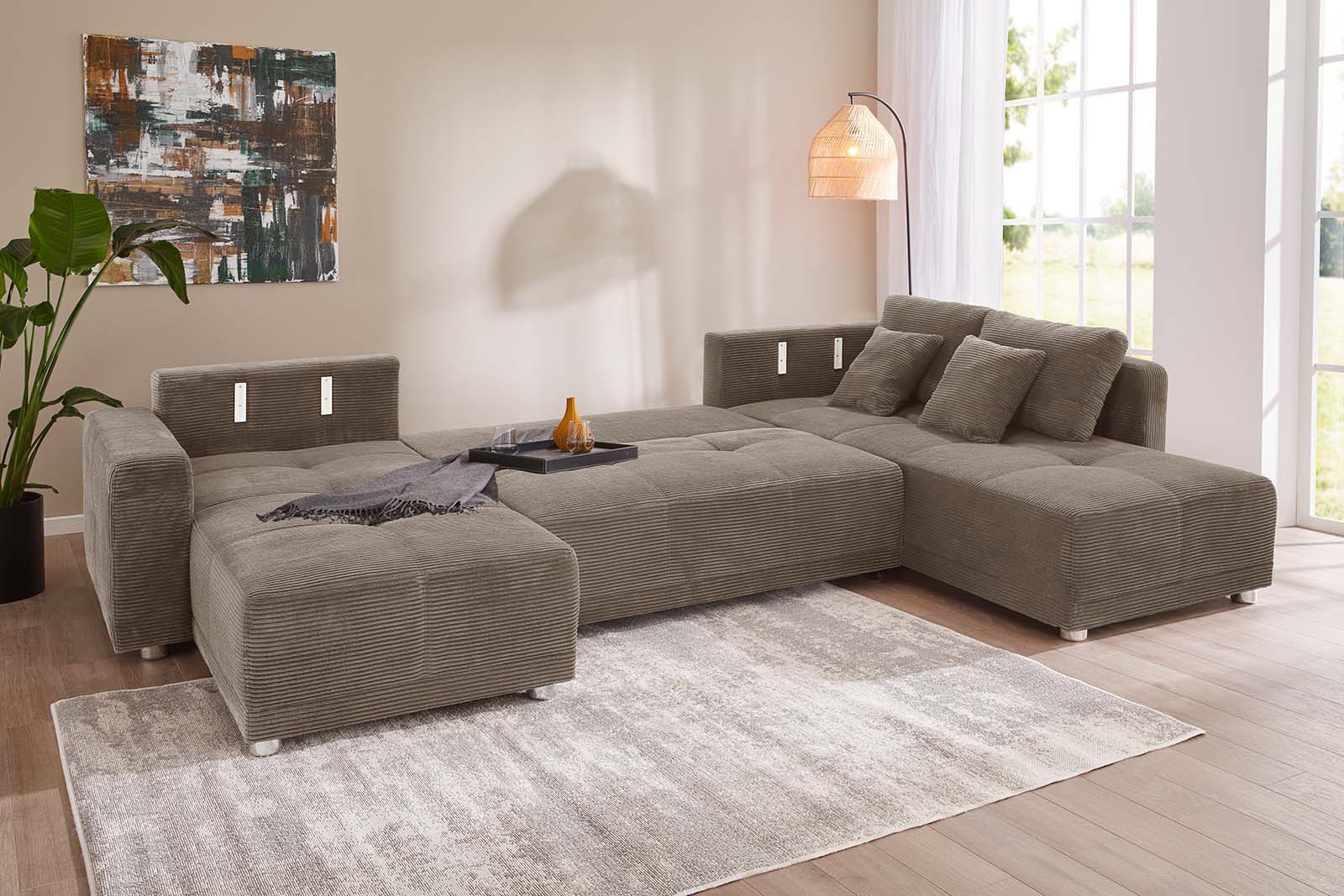 Jockenhöfer Gruppe Wohnlandschaft Orlando U-Form, B: günstig online kaufen