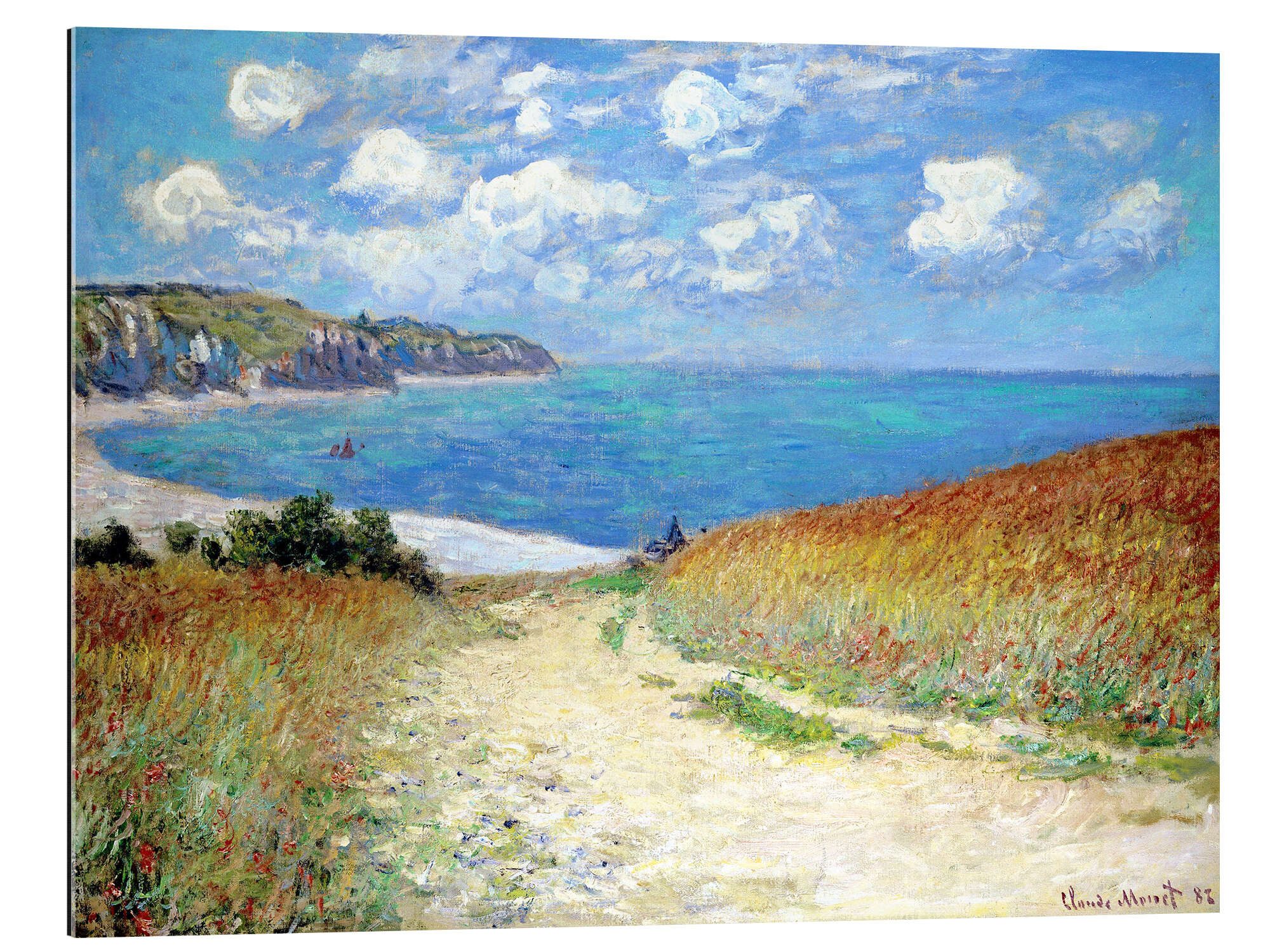 Posterlounge Poster Claude Monet, Strandweg durch günstig online kaufen