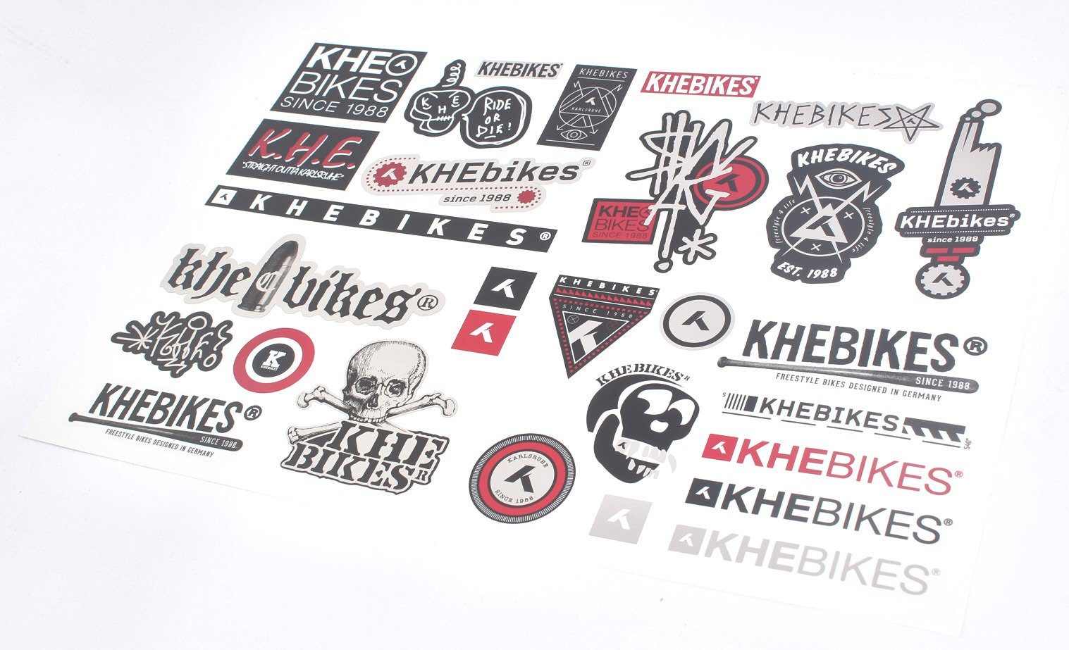 KHEbikes Aufkleber Aufkleberbogen KHE Original