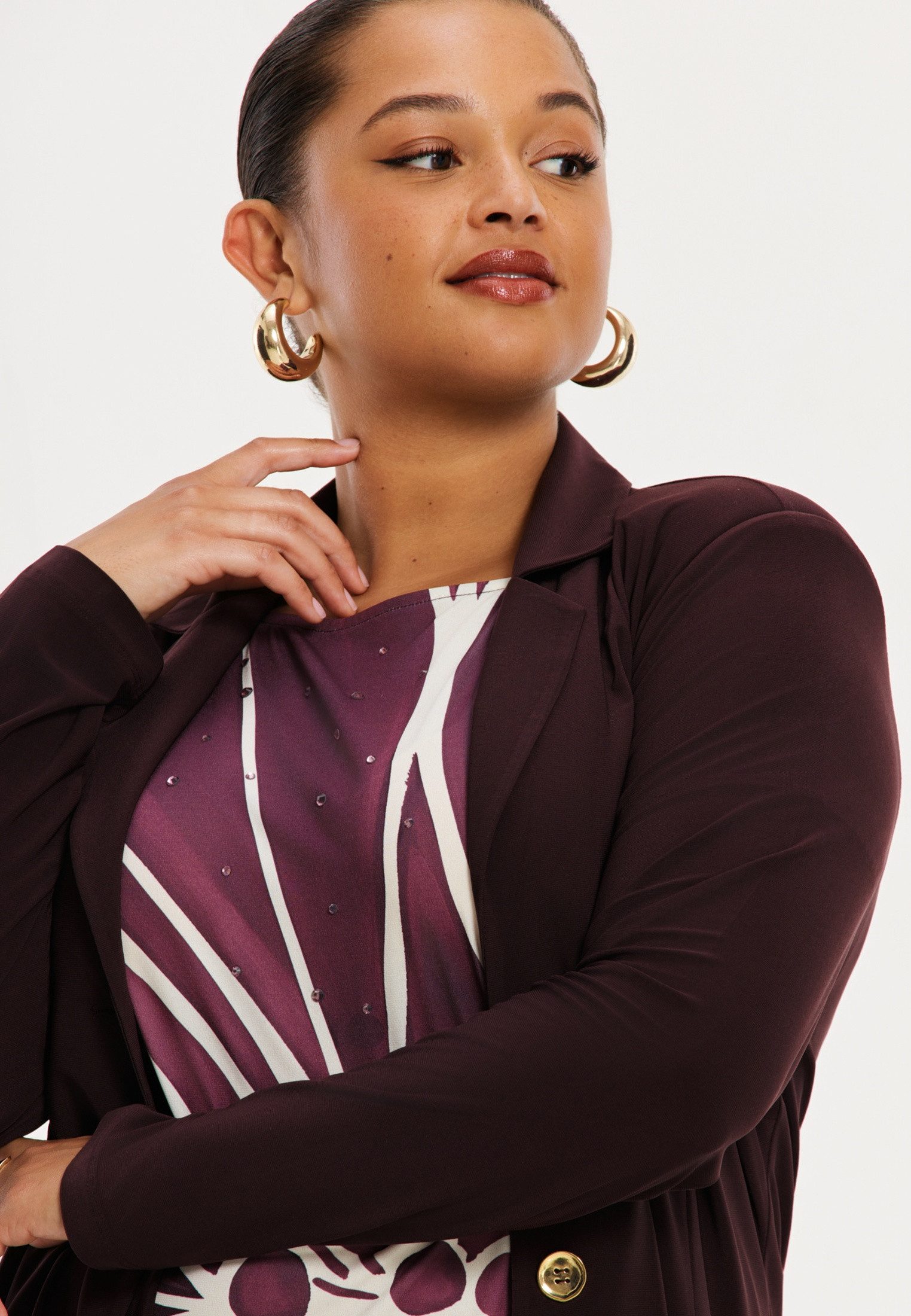 YOEK Jackenblazer Damen Blazer mit Langarm